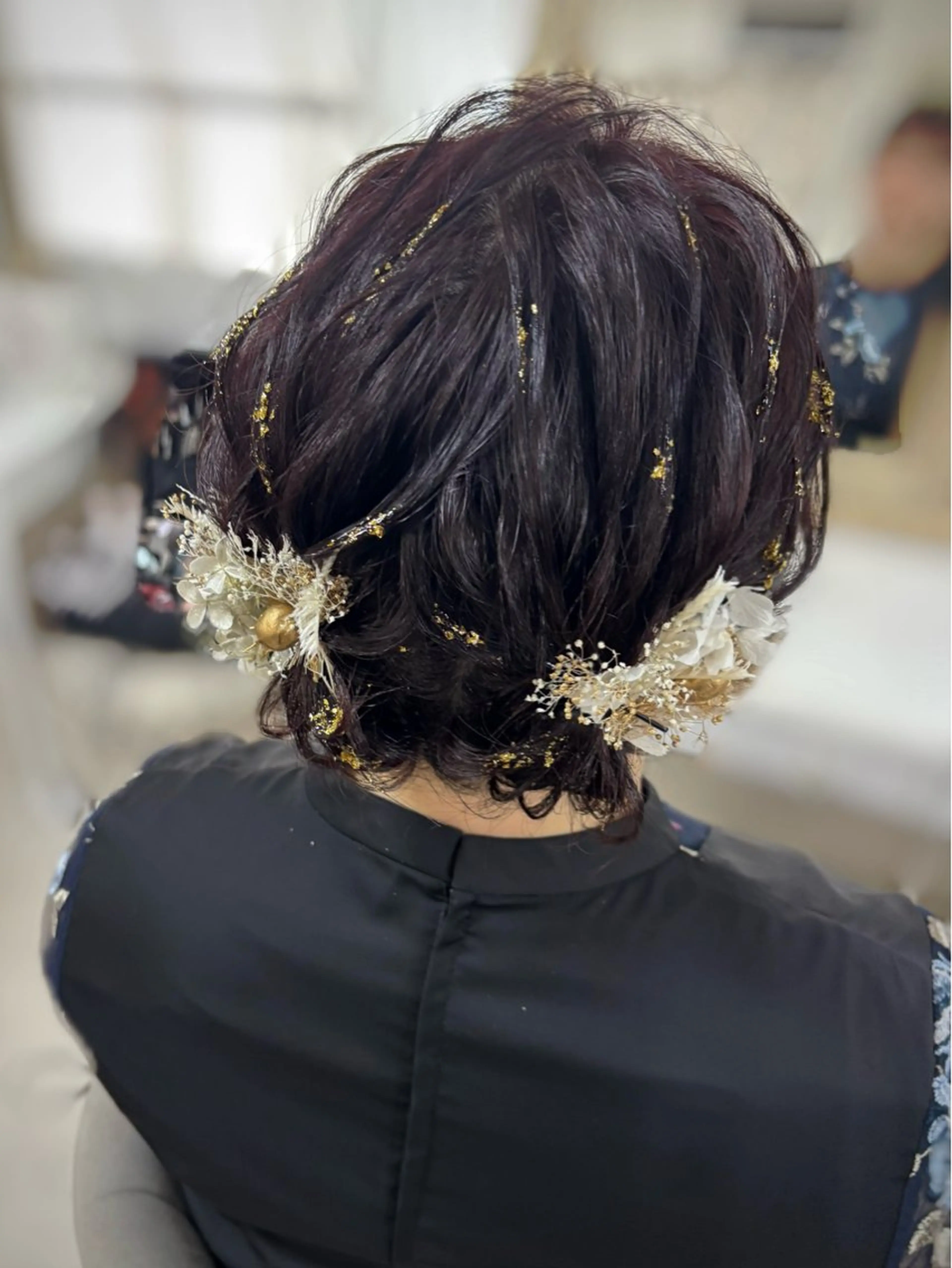 ショート ヘアアレンジ ボブ achieve m＋茶屋町店所属・ヘアメイクサロン 梅田茶屋町のマツエク・マツパデザイン