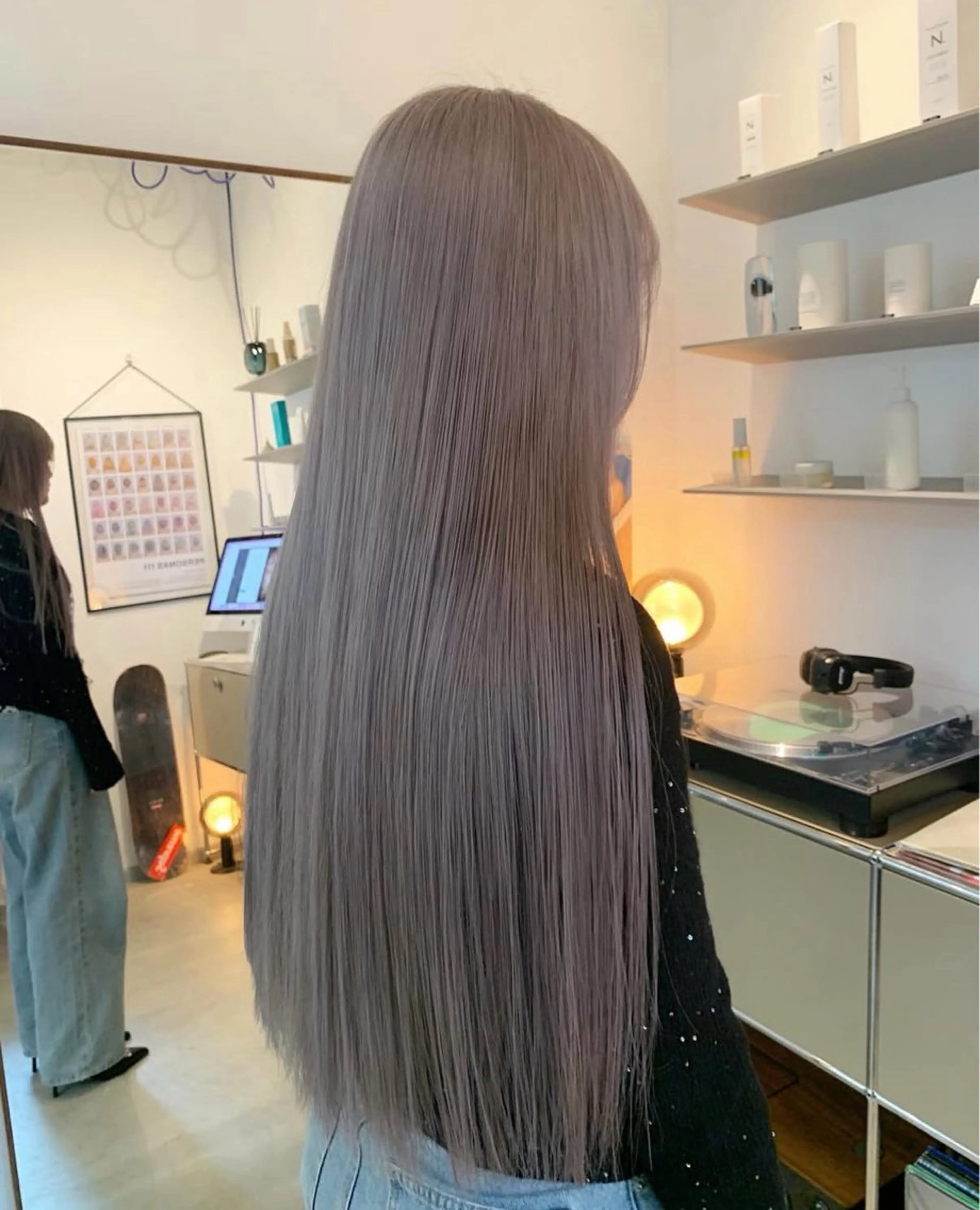 ロング カラー ヘアカラー Tsukasa/ ハイトーン/寒色のヘアスタイル