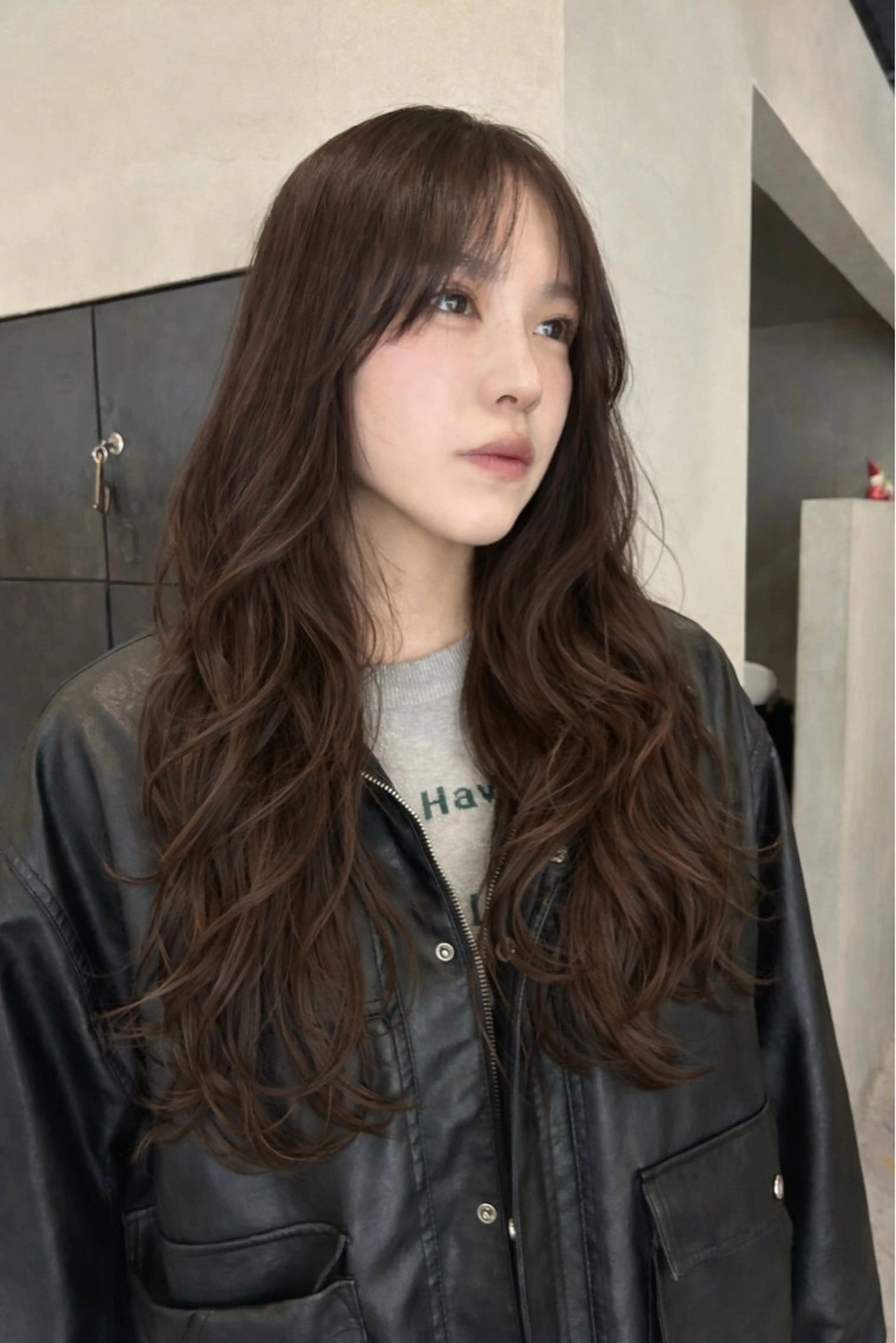 ロング カット ヘアカラー kyoka/レイヤー /ハッシュカットのヘアスタイル