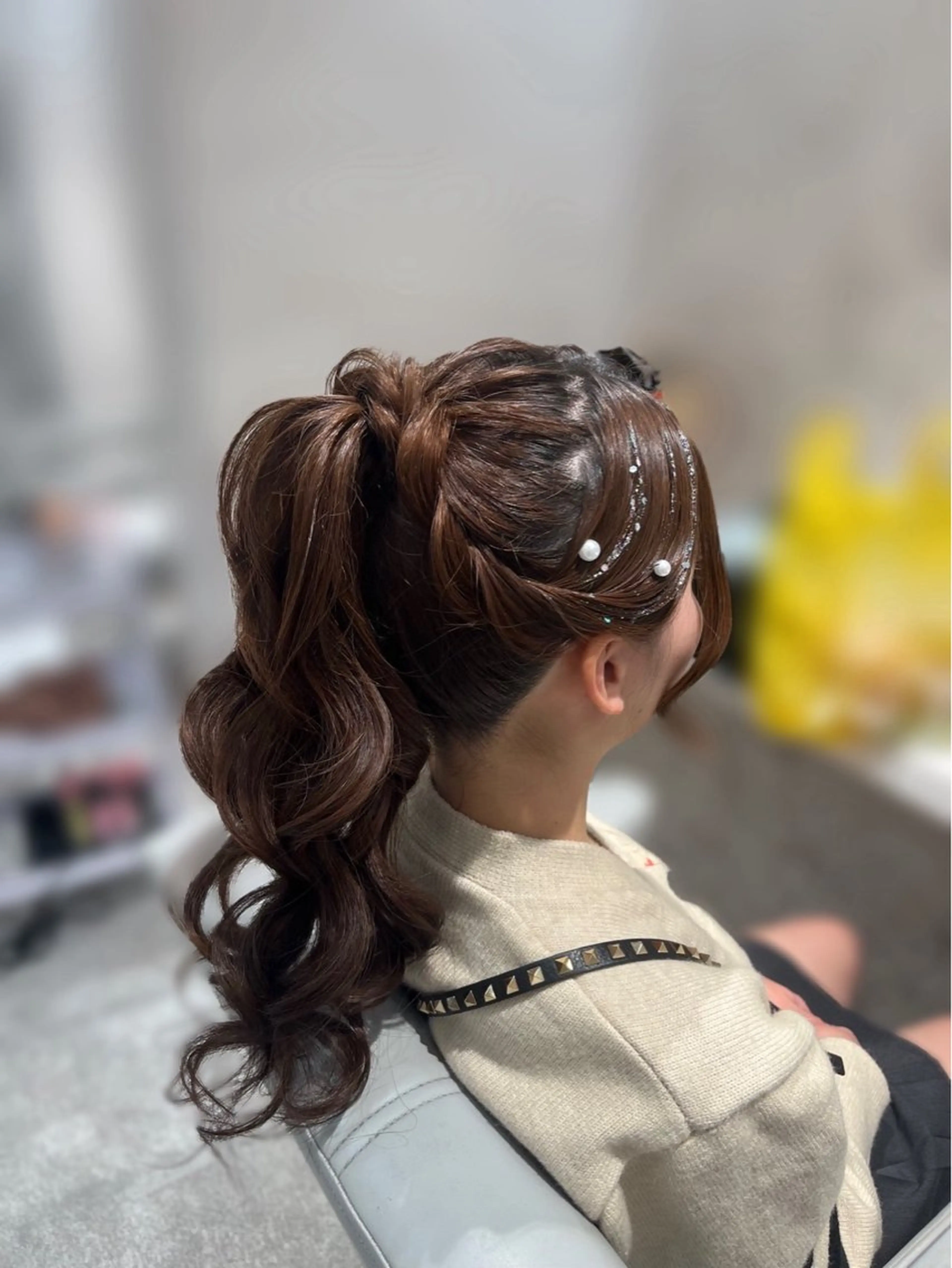 セミロング ベルグロー🧡 心斎橋スタッフ🦋のヘアスタイル