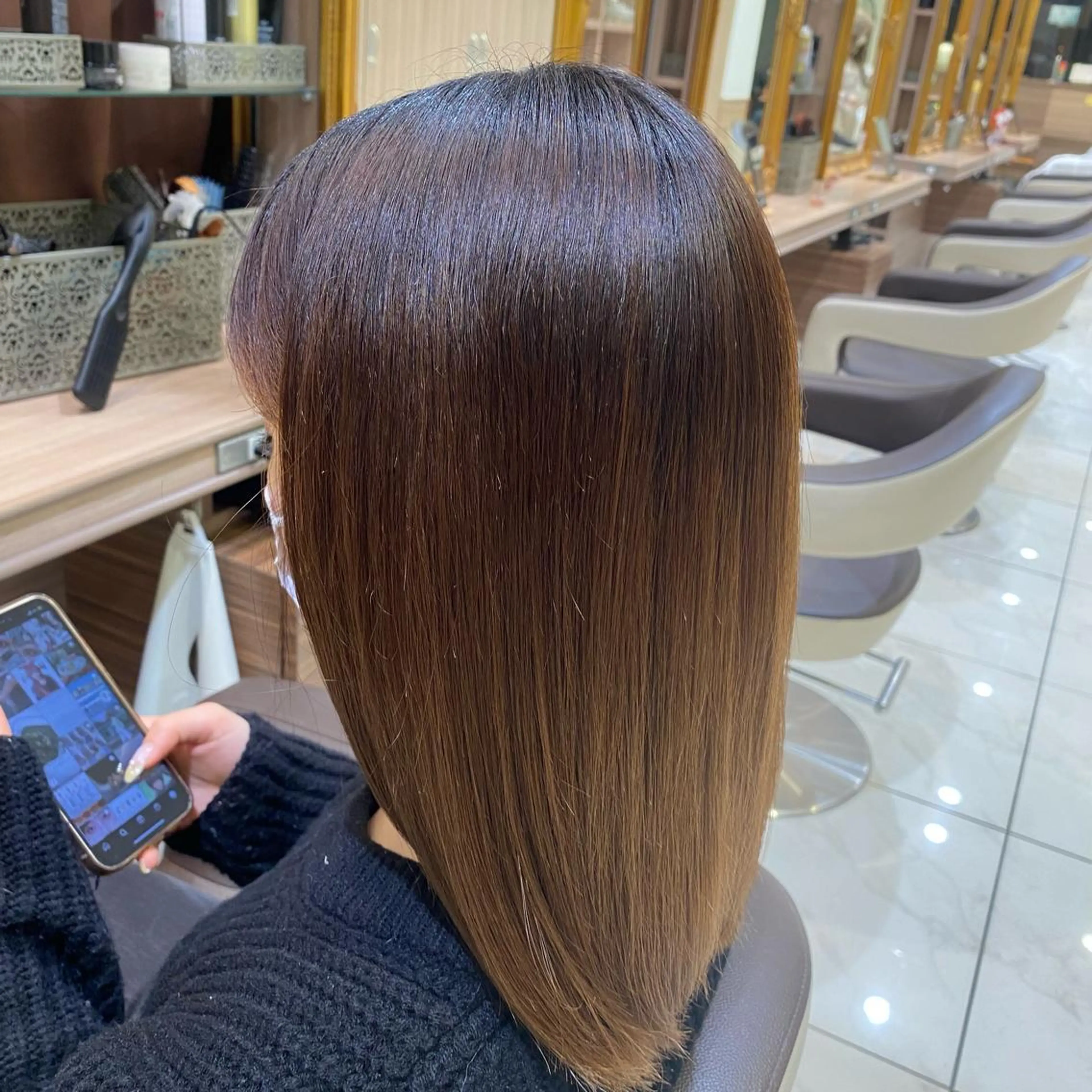 セミロング メンズ指名数No.1 鐸木桜子のヘアスタイル