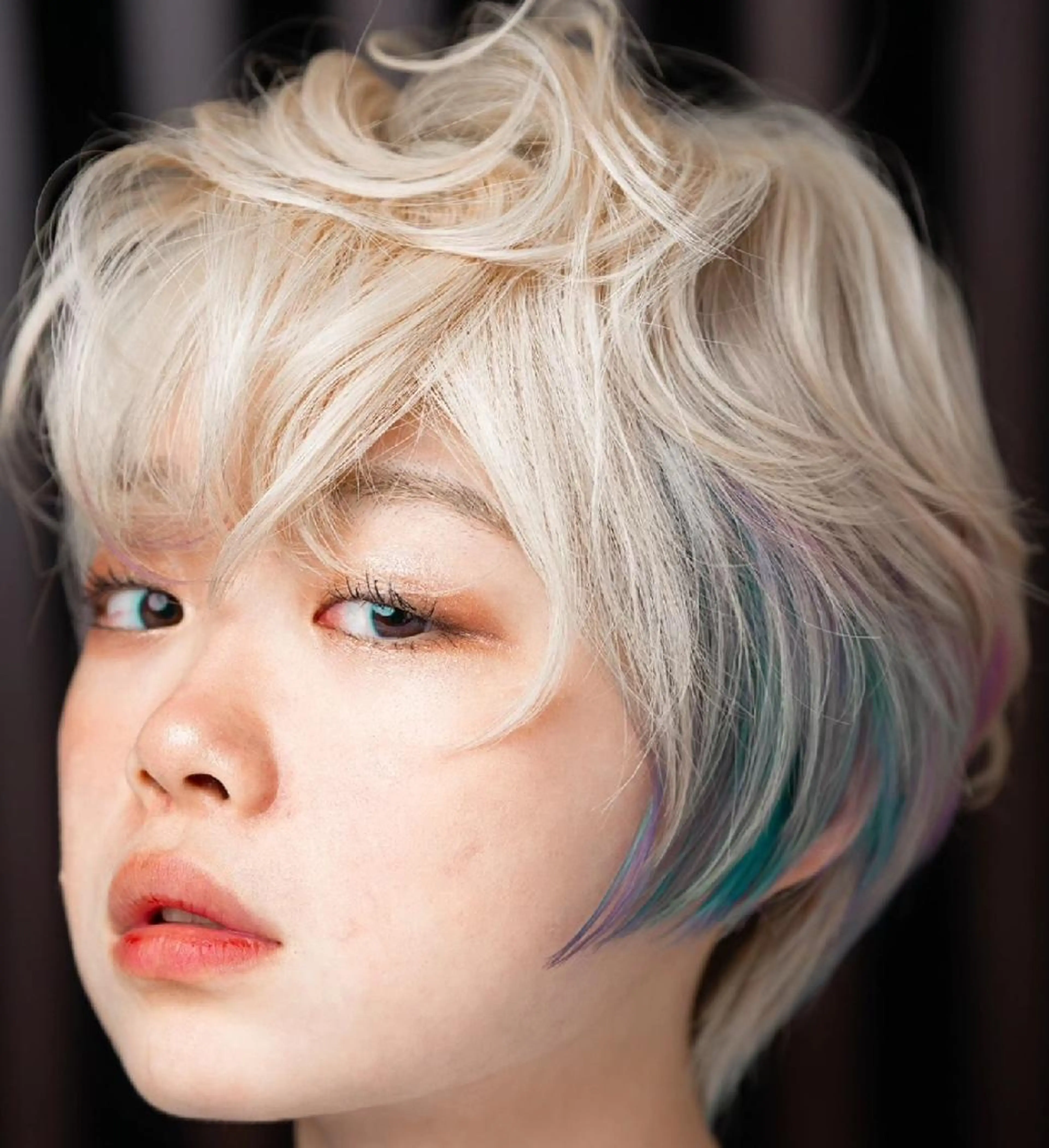 ショート カラー パーマ 松尾 泰伸のヘアスタイル