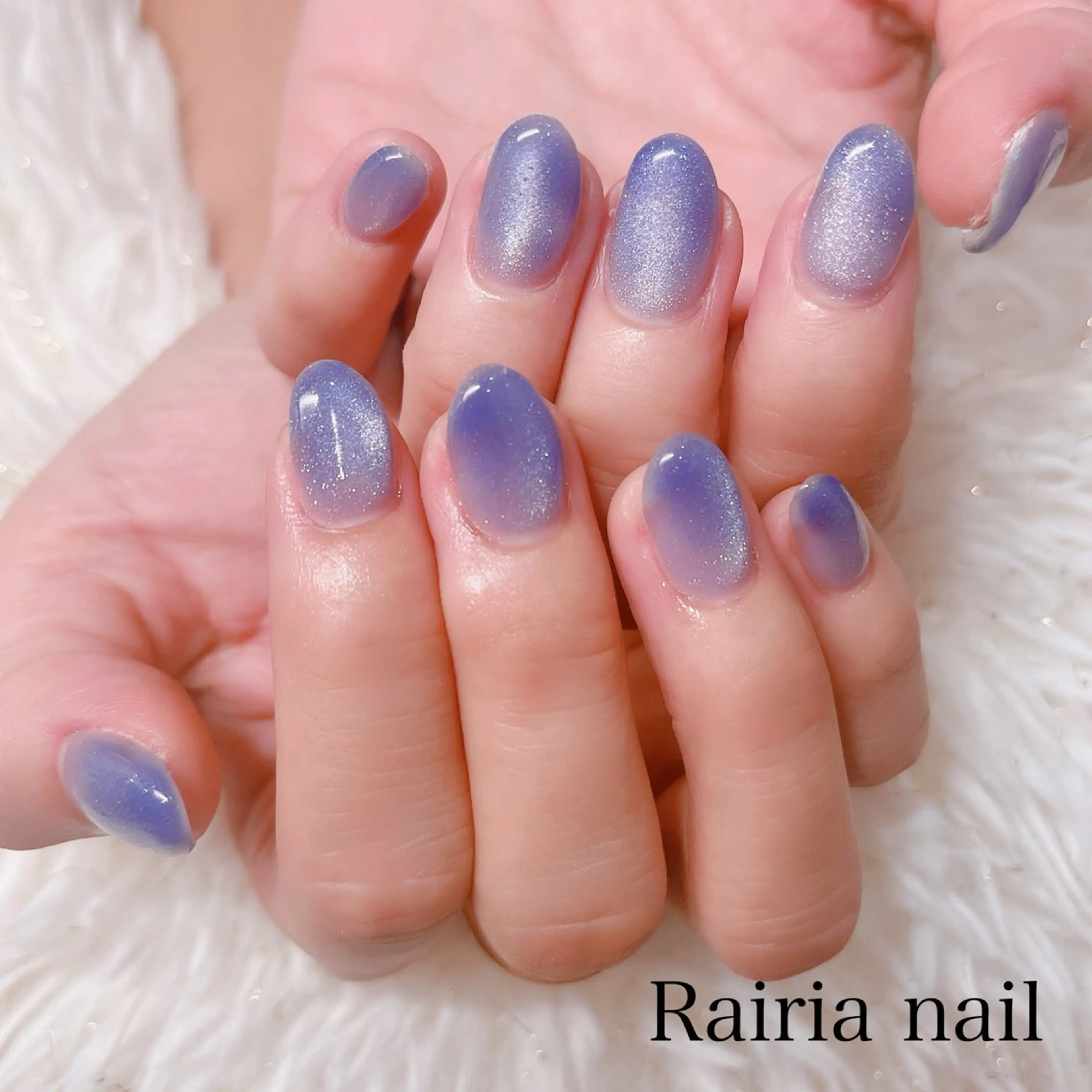 ネイル マグネットネイル マグネットワンカラー ワンカラーネイル Rairianail sayumiのネイルデザイン