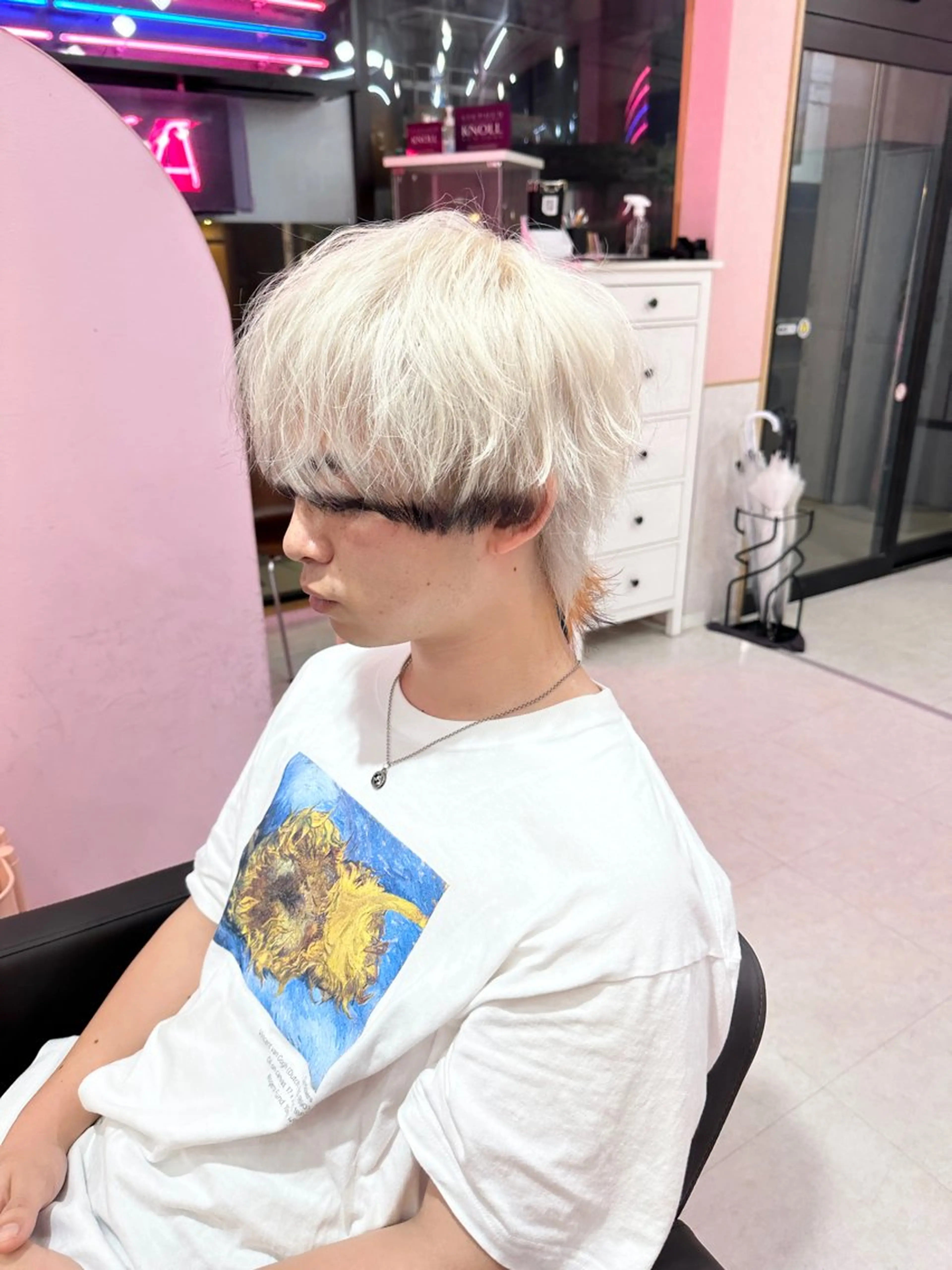 ショート カラー ヘアカラー トリートメント ❄️💛エクステ ブリーチ❄️yukiのヘアスタイル