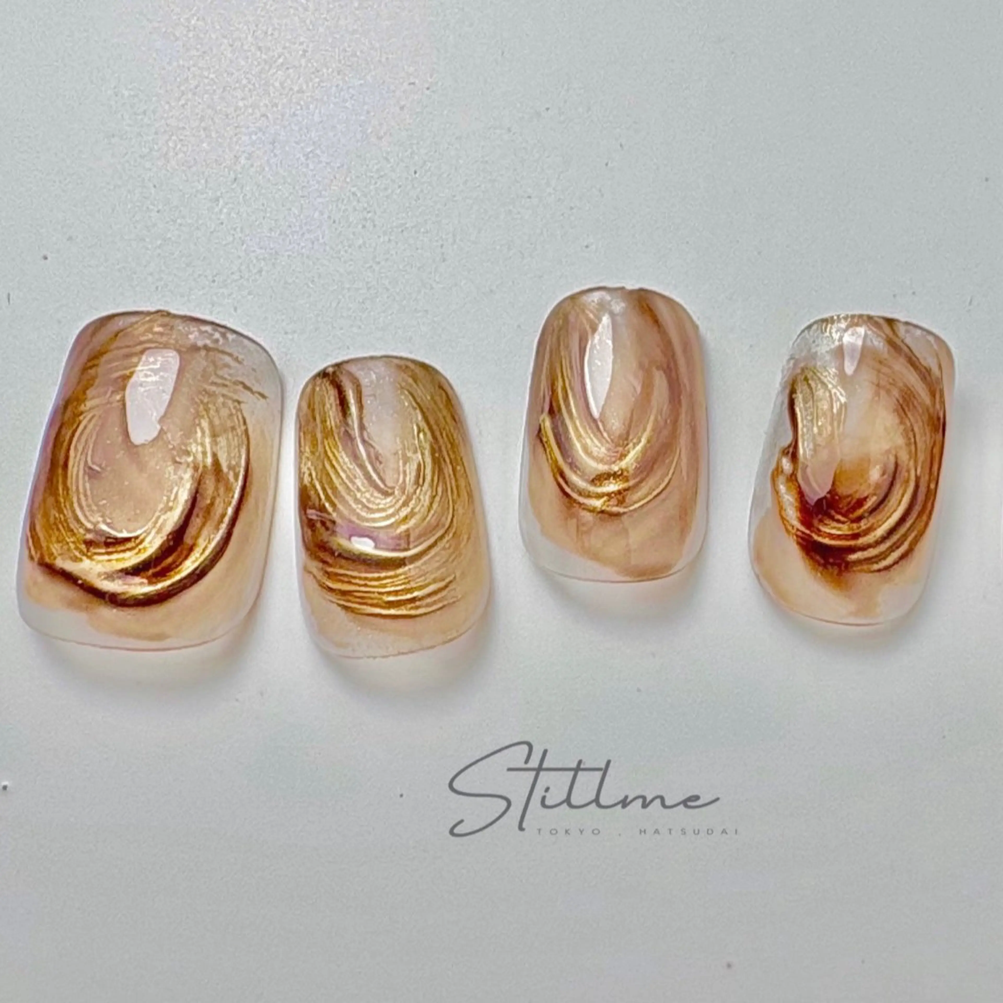 ネイル アートネイル ニュアンスネイル シンプルネイル 春ネイル Still   me所属・Still me 初台のネイルデザイン