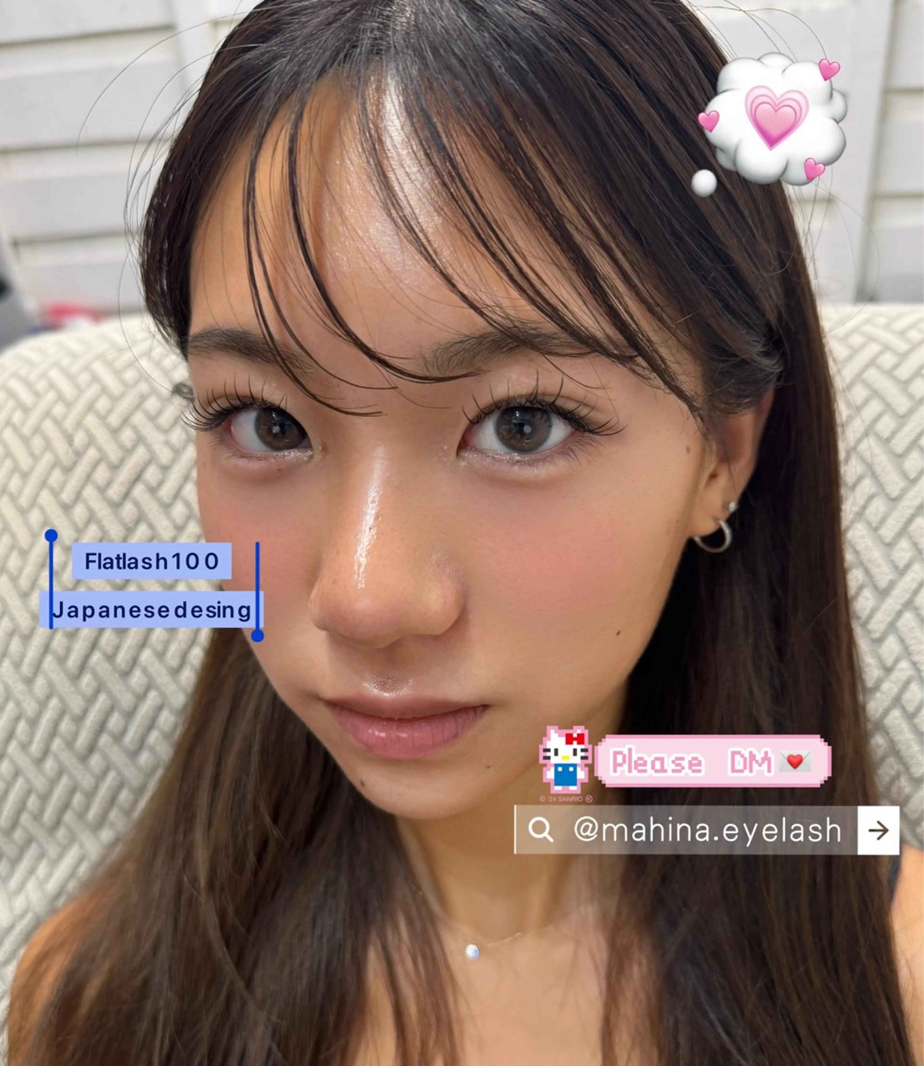 マツエク・マツパ mahina🦋 cp/iLaのマツエク・マツパデザイン