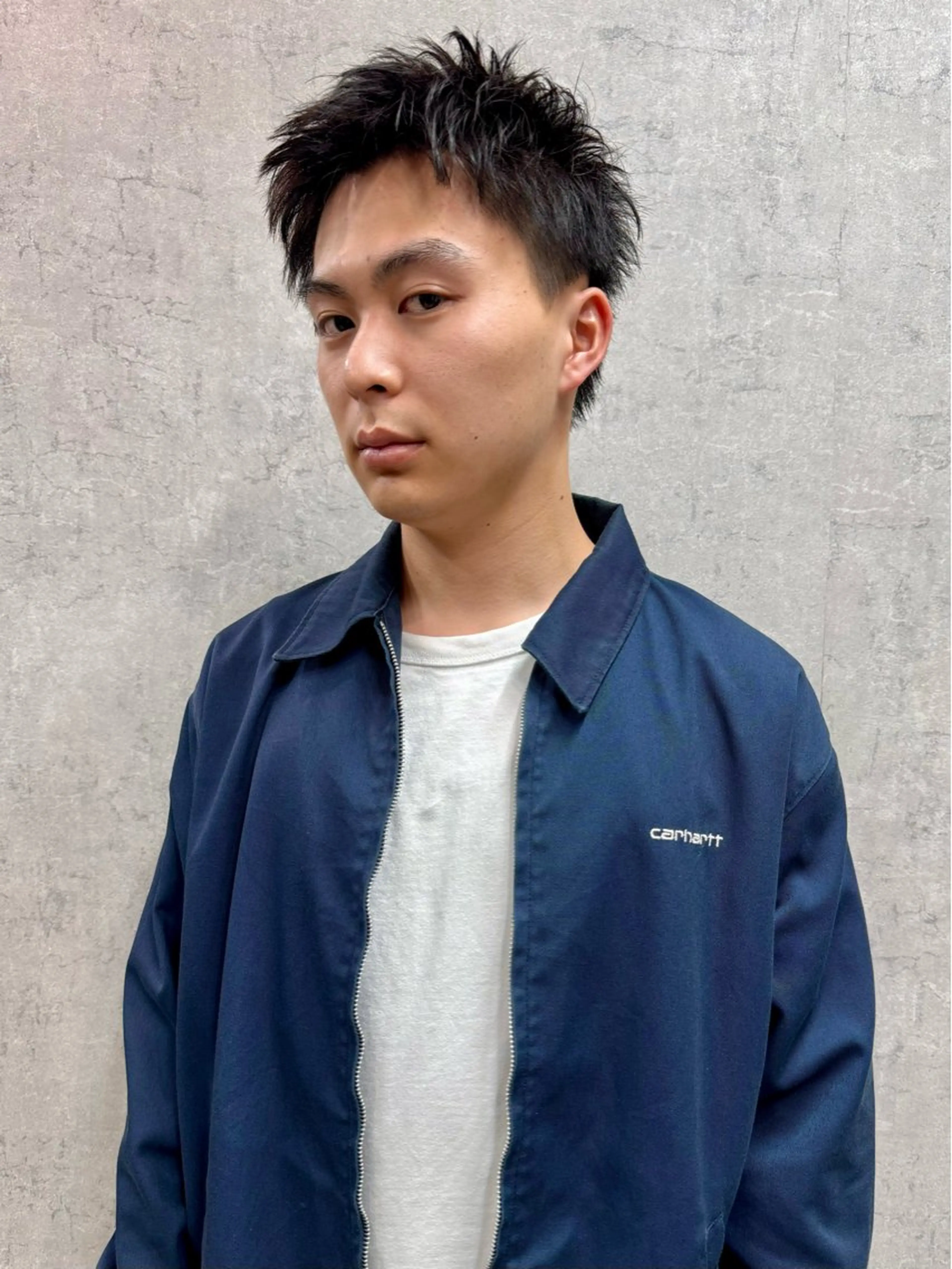 ショート パーマ メンズ カット ヘアセット 【池袋/スパイキー ショート】ⓝⓘⓜⓤのヘアスタイル