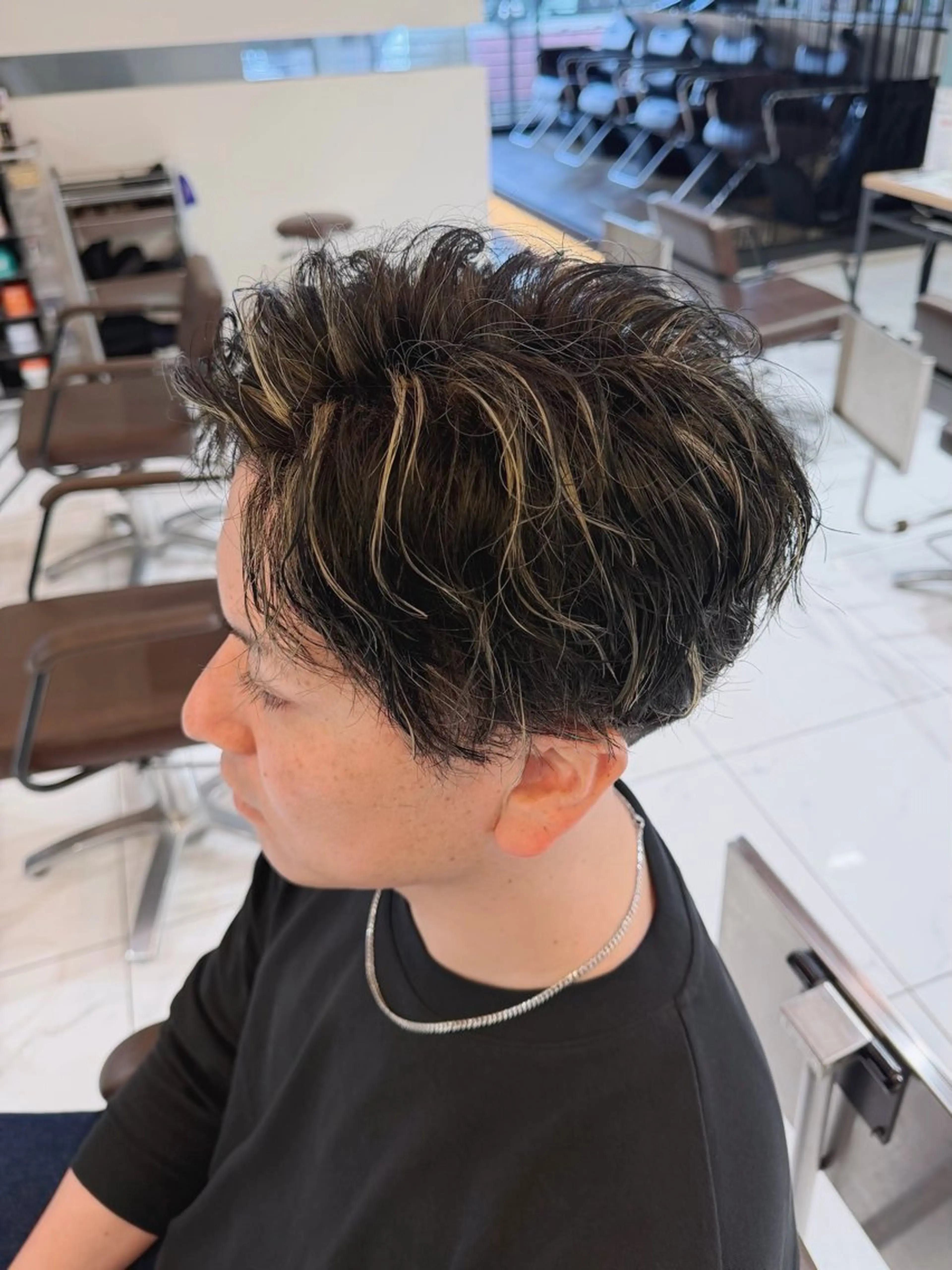 カラー メンズ 八木菜美 似合わせ/ニュアンスのヘアスタイル