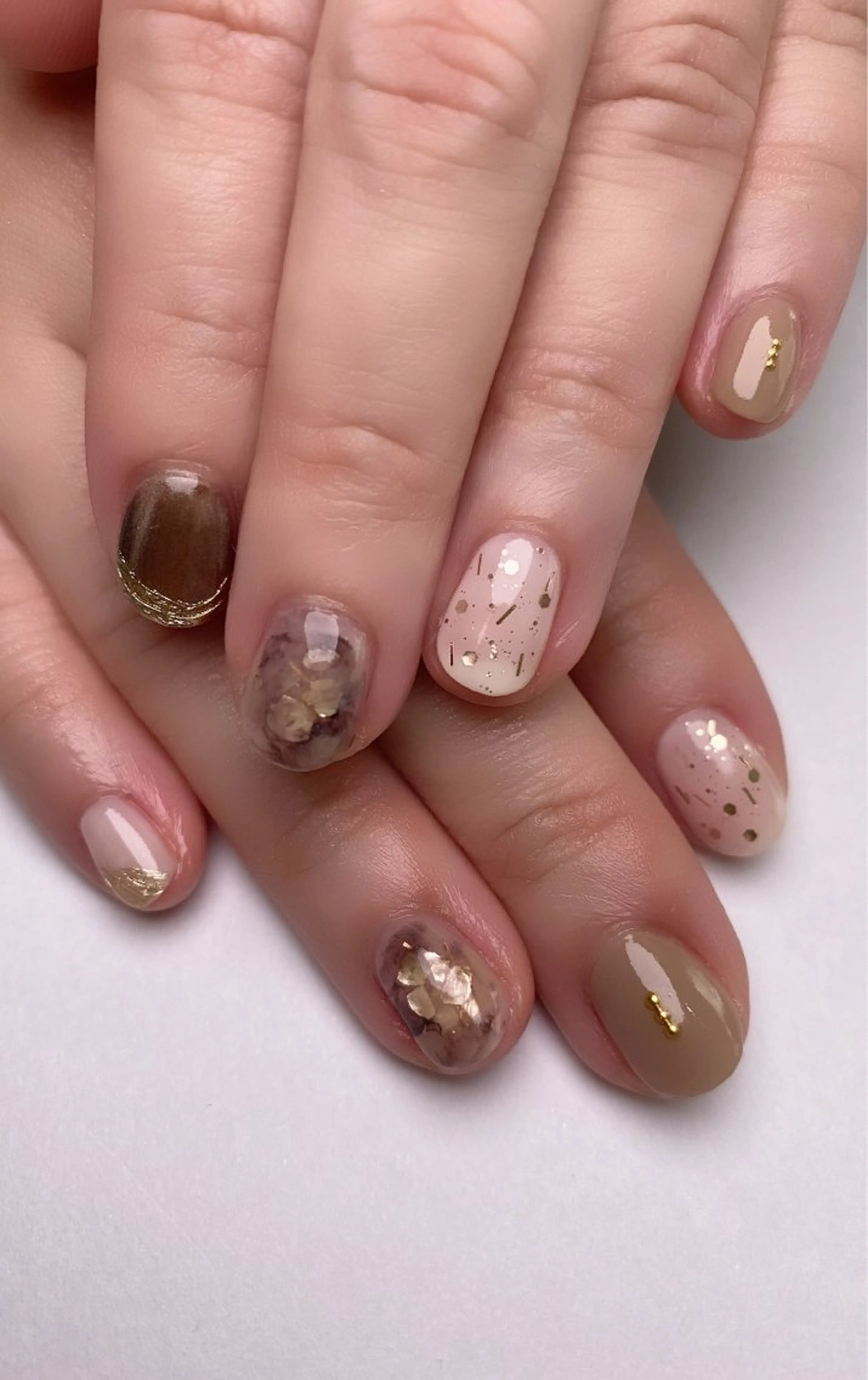 ネイル アートネイル ニュアンスネイル ハンドネイル nailsalon camelliaのネイルデザイン