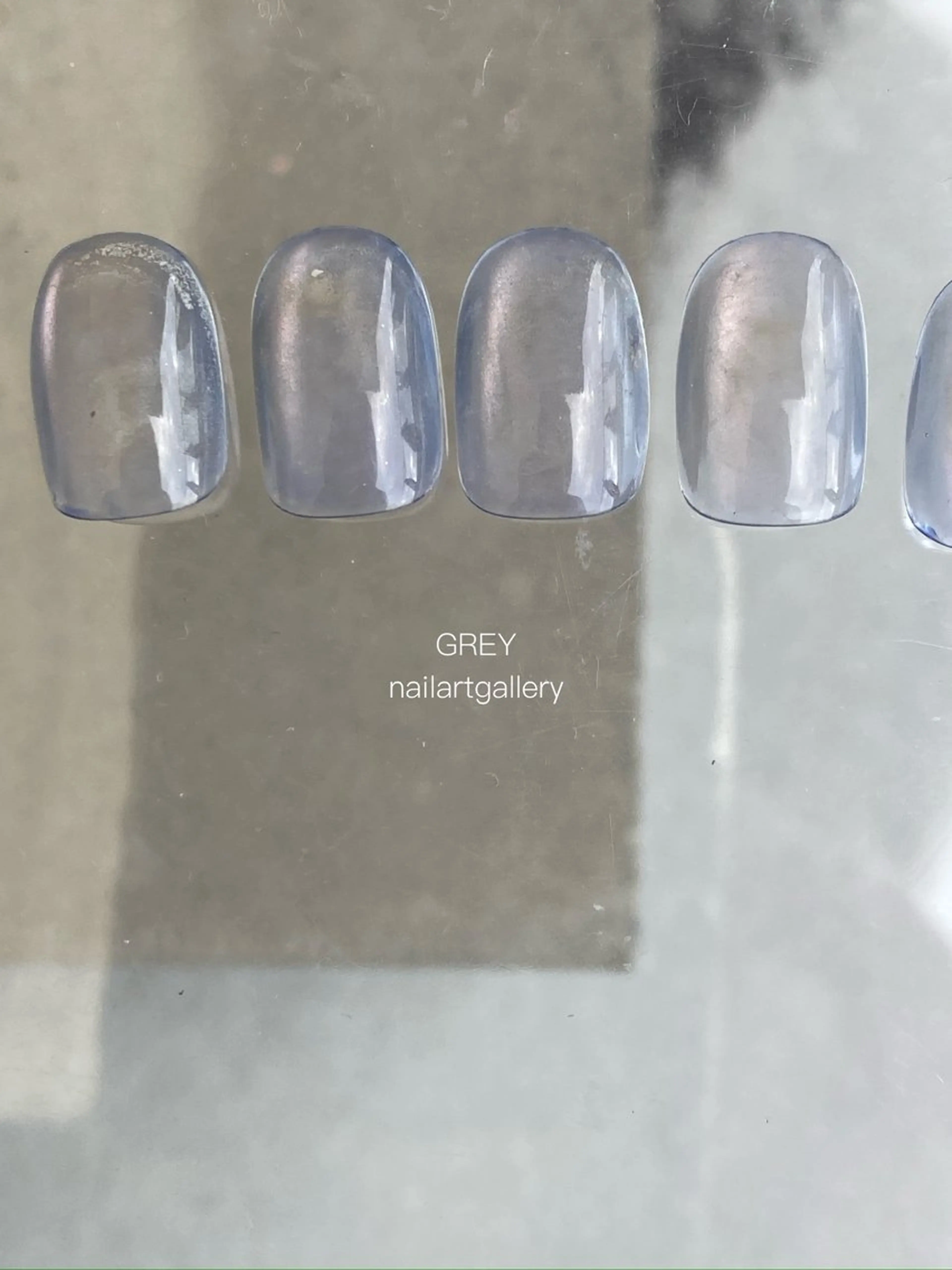 ネイル アートネイル 【GREY】 TAIRAのネイルデザイン