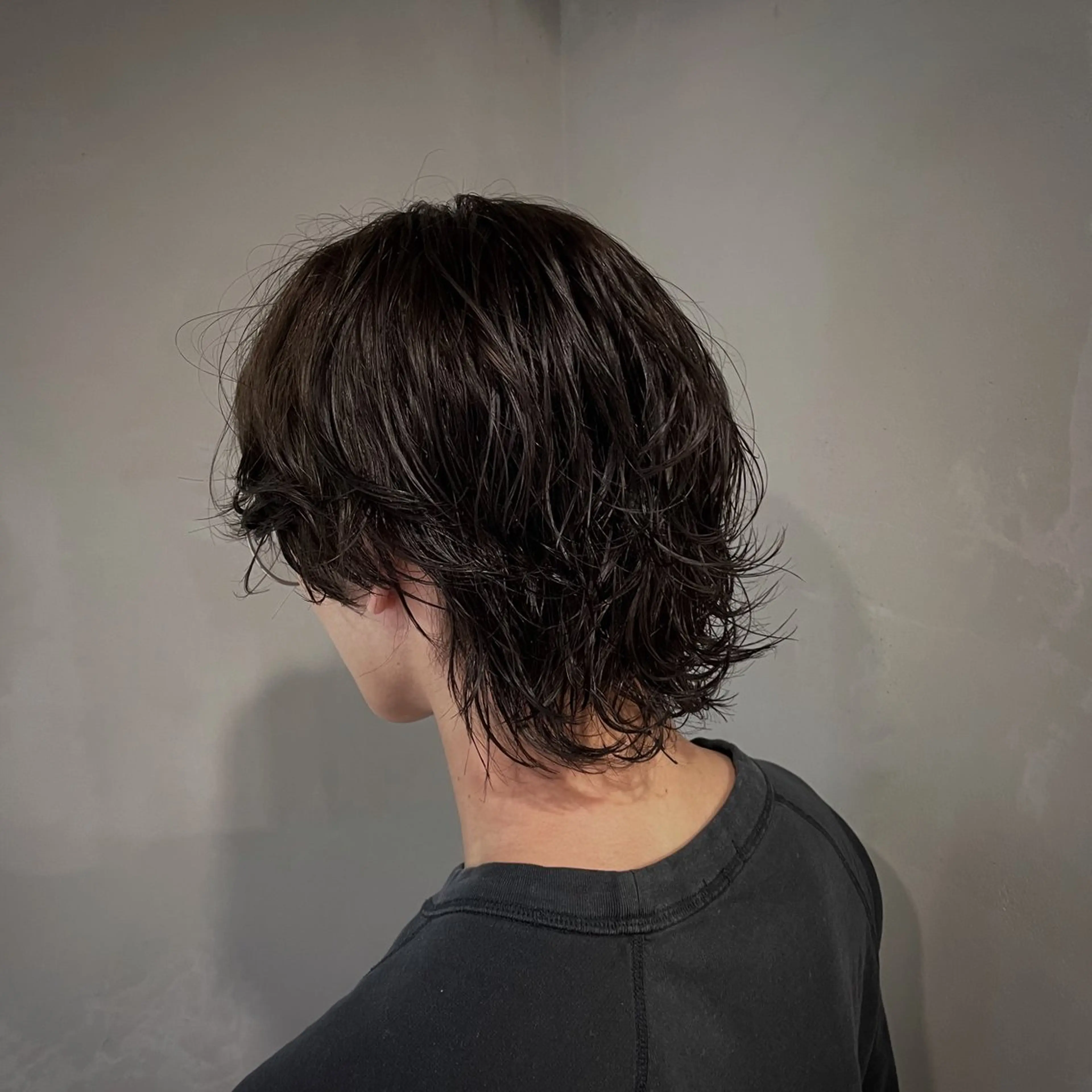 ショート パーマ メンズ 新宿/透明感カラー/ 髪質改善/桜良のヘアスタイル