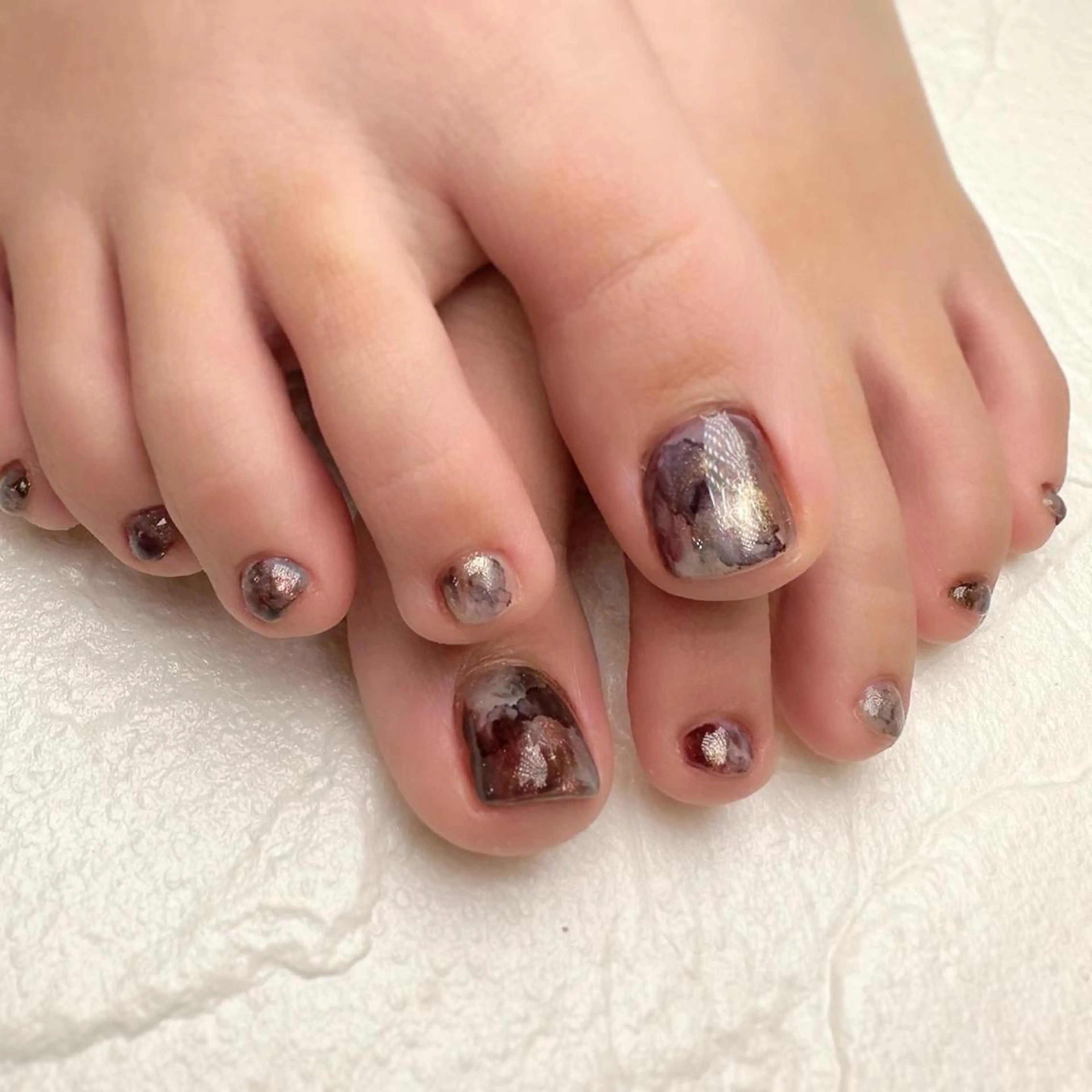 ネイル ニュアンスネイル フットネイル Nail ameria megu所属・ameria meguのネイルデザイン