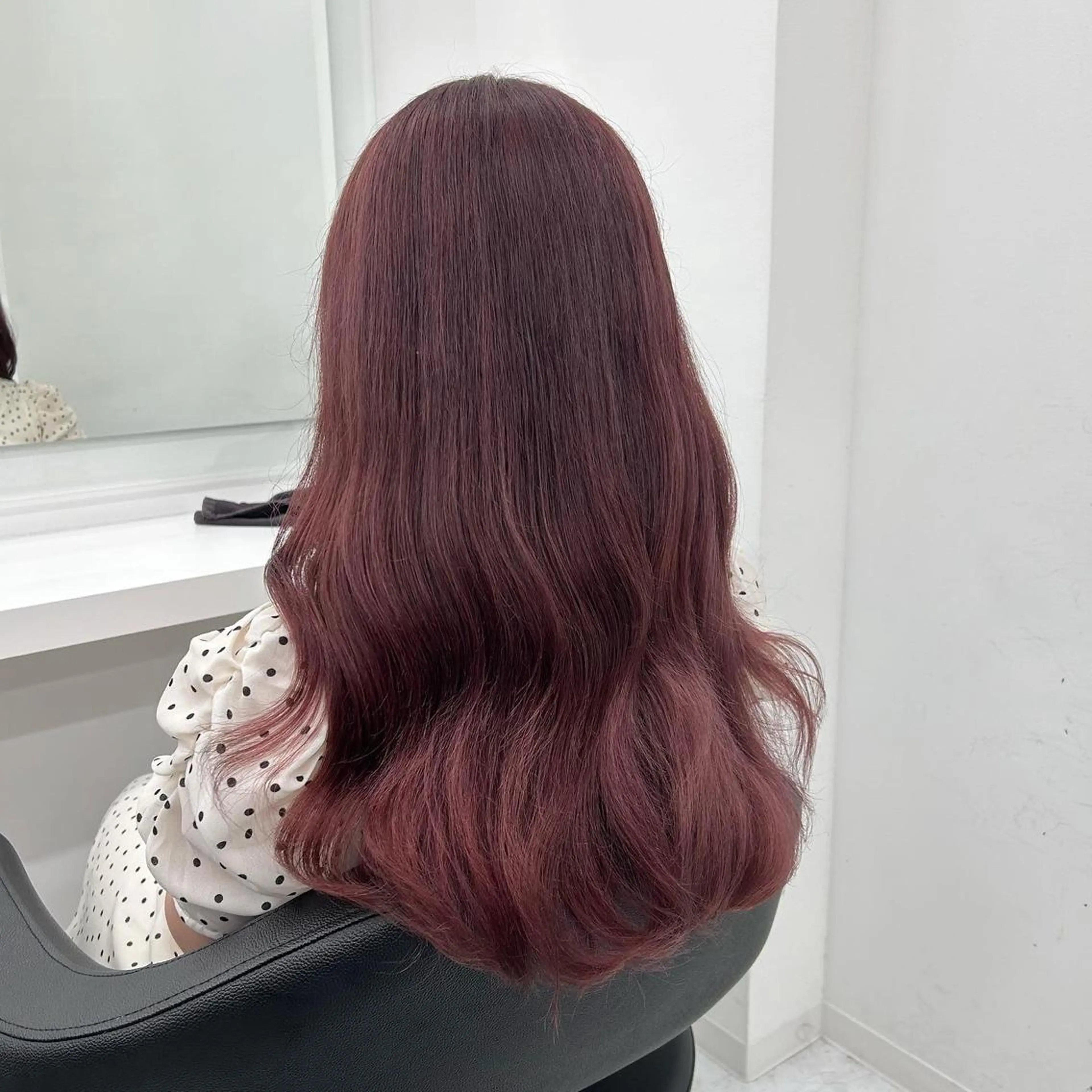 セミロング カラー ヘアアレンジ ヘアカラー トリートメント GOTODAY shair salon 横浜mare店所属・mai🍑暖色カラー /レイヤー💖のヘアスタイル