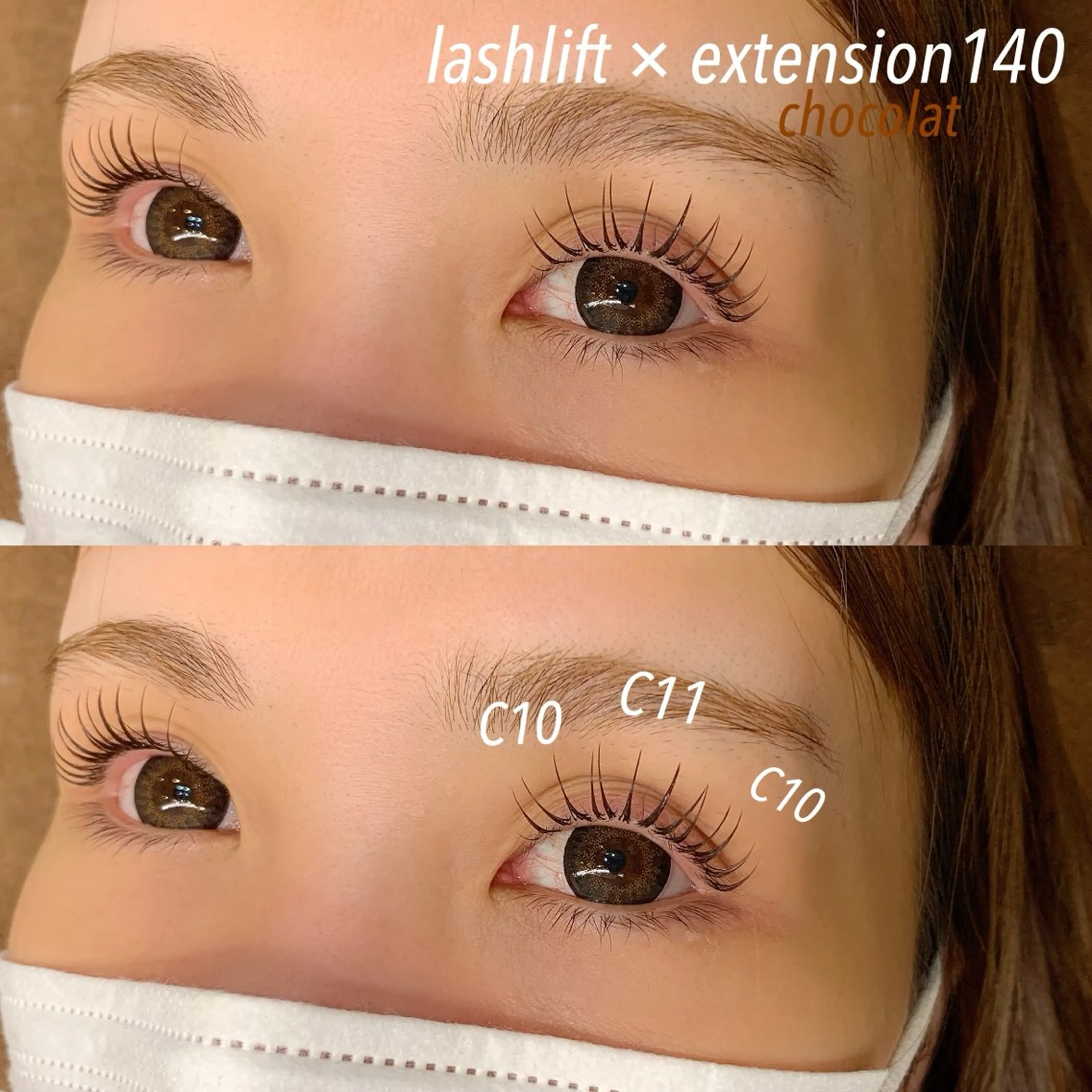 マツエク・マツパ EYELA甲府昭和 hiraiのマツエク・マツパデザイン