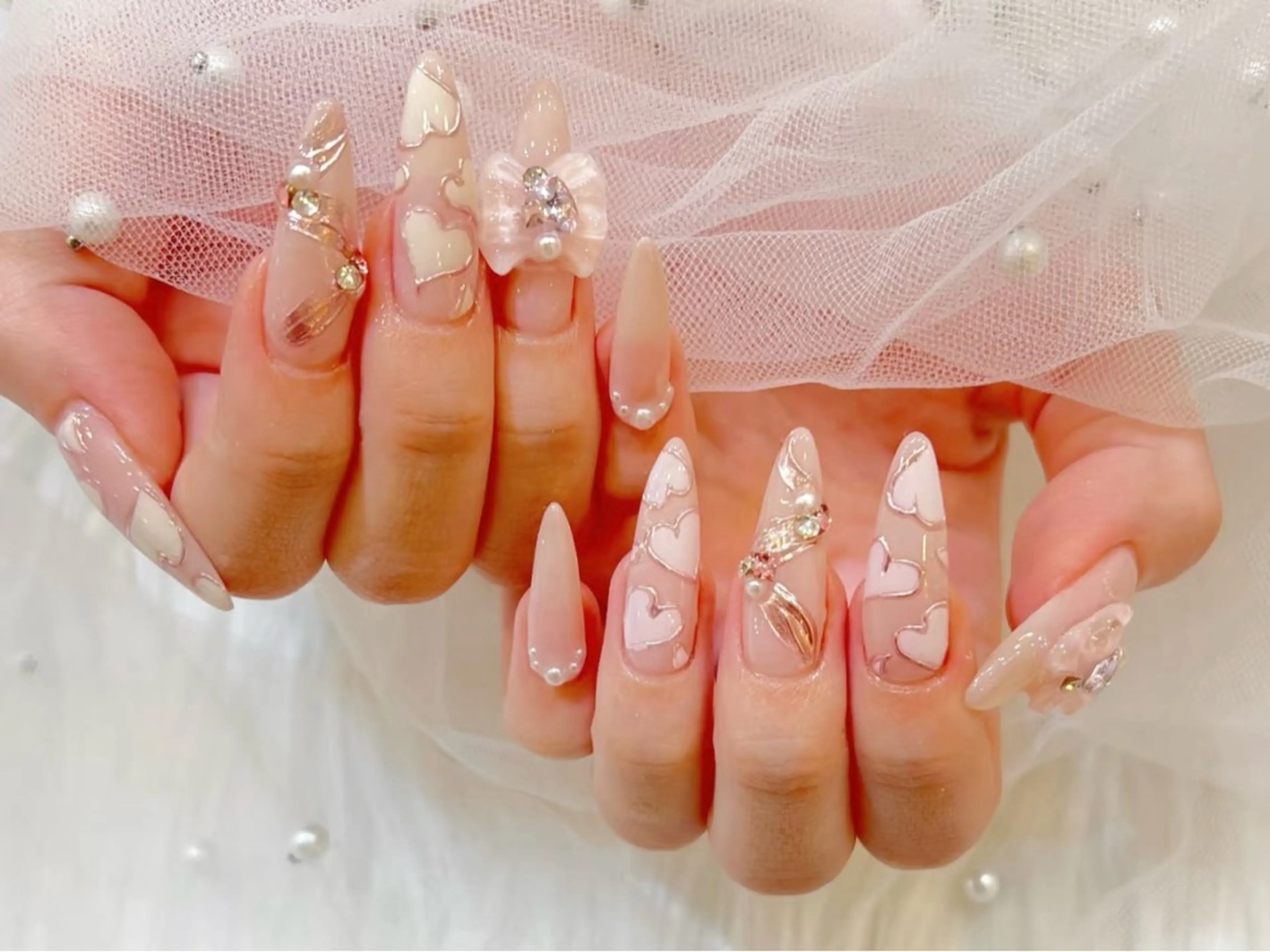 ネイル ハンドネイル ╹◡╹Mimoミモ Eye&Nailのマツエク・マツパデザイン