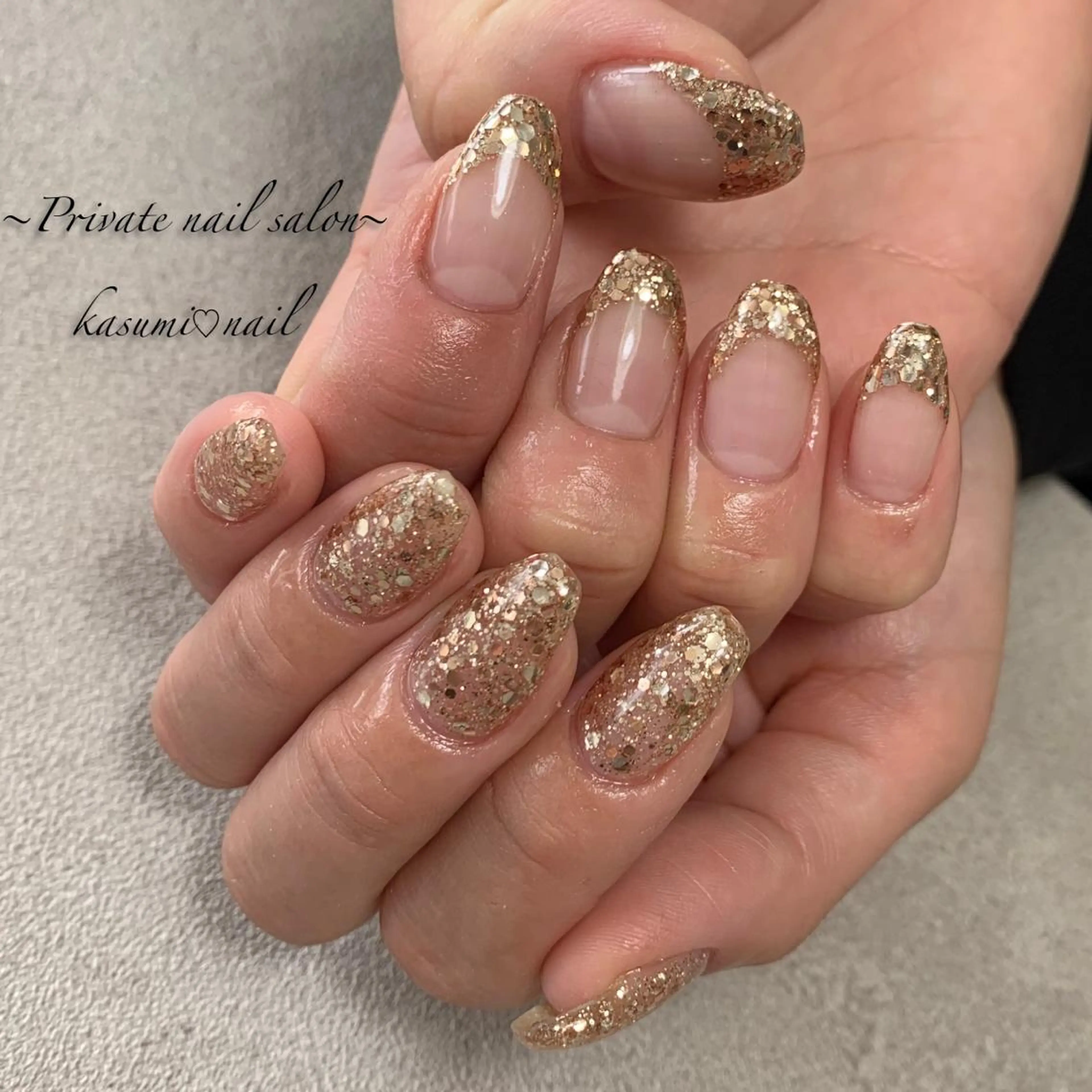 ネイル マグネットネイル ミラーネイル ニュアンスネイル 春ネイル KASUMI♡ Nailのネイルデザイン