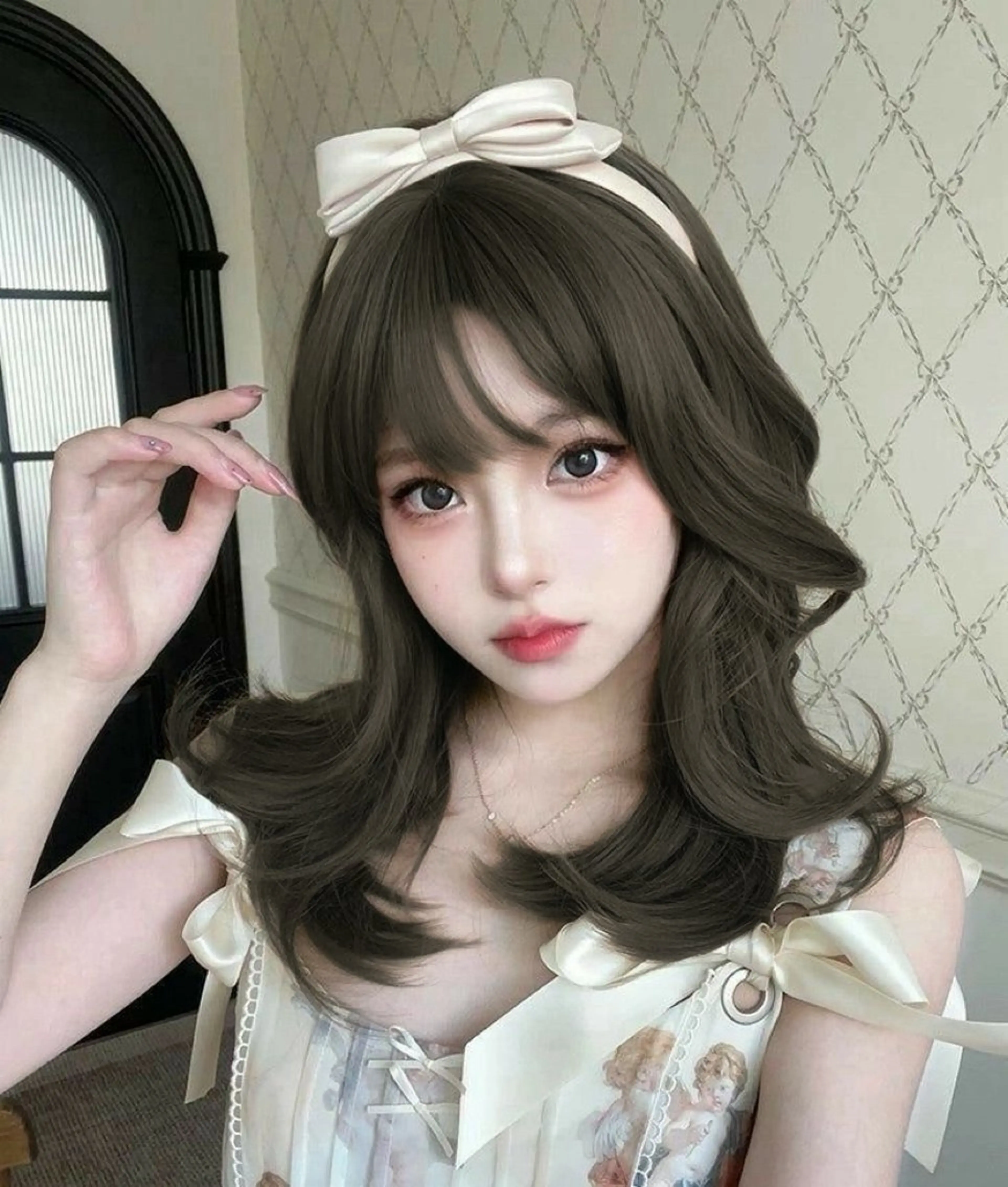 🧚‍♂️💫最新ダメージレス艶カラー𓊆ྀི グリーンティーベージュ 💚𓊇ྀིの写真