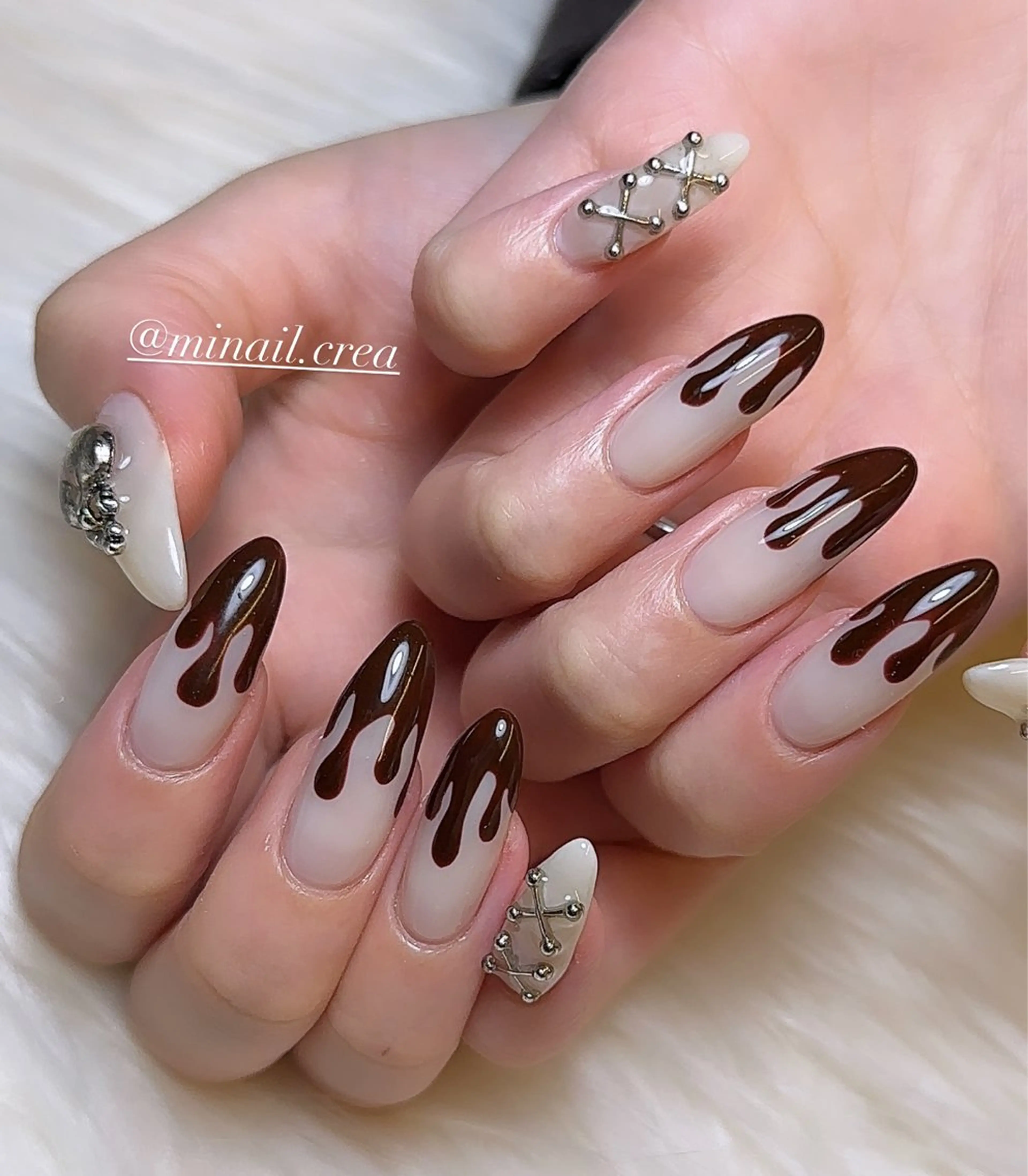 ネイル ジェルネイル キラキラネイル ロングネイル ワンカラーネイル スカルプネイル CReA nailのネイルデザイン