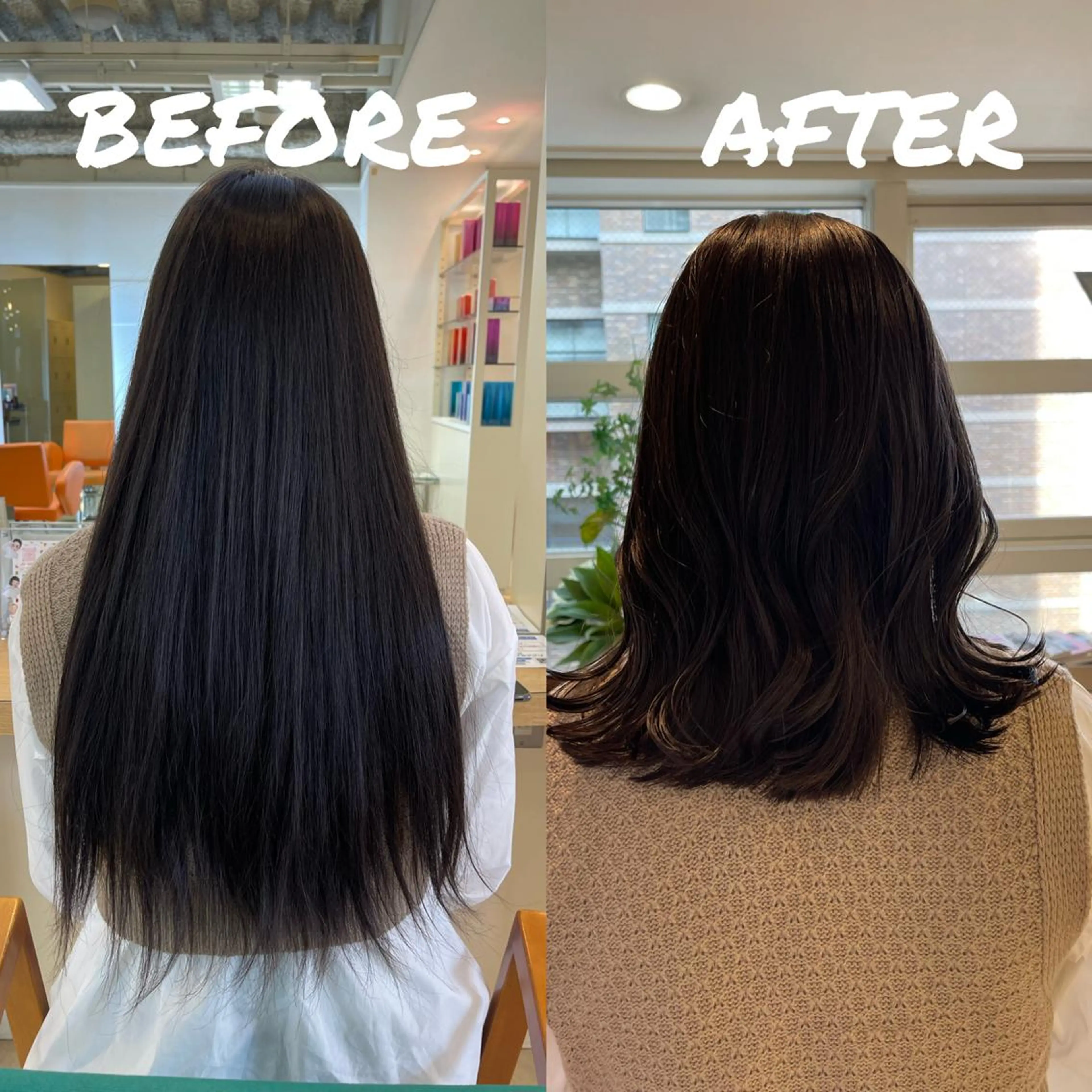 セミロング パーマ ヘアアレンジ 鶴﨑 美優亜のヘアスタイル