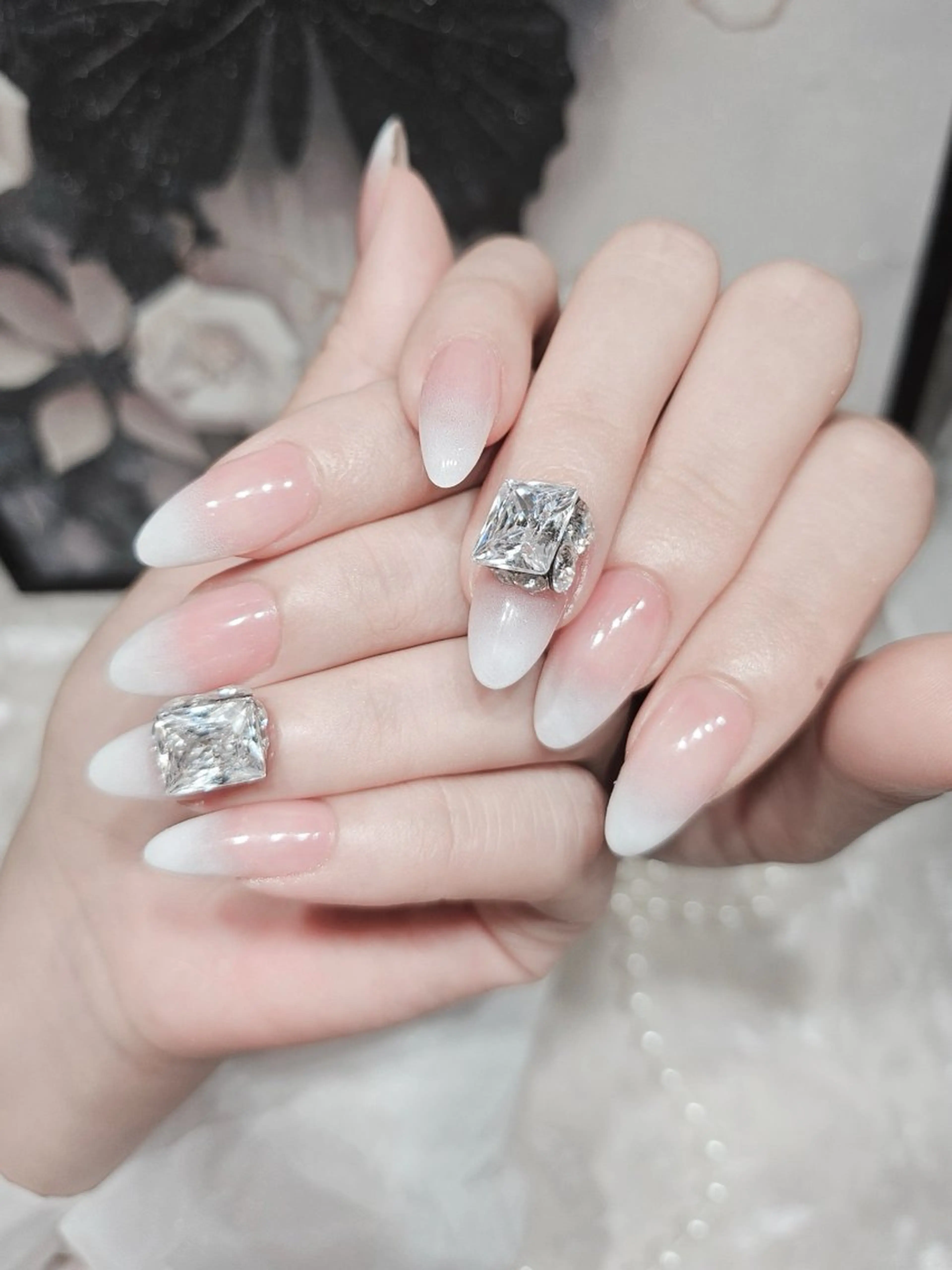 ネイル アートネイル フットネイル ジェルネイル ハート マグネットネイル Babarla　Nail　Salon所属・babarla Nailのネイルデザイン