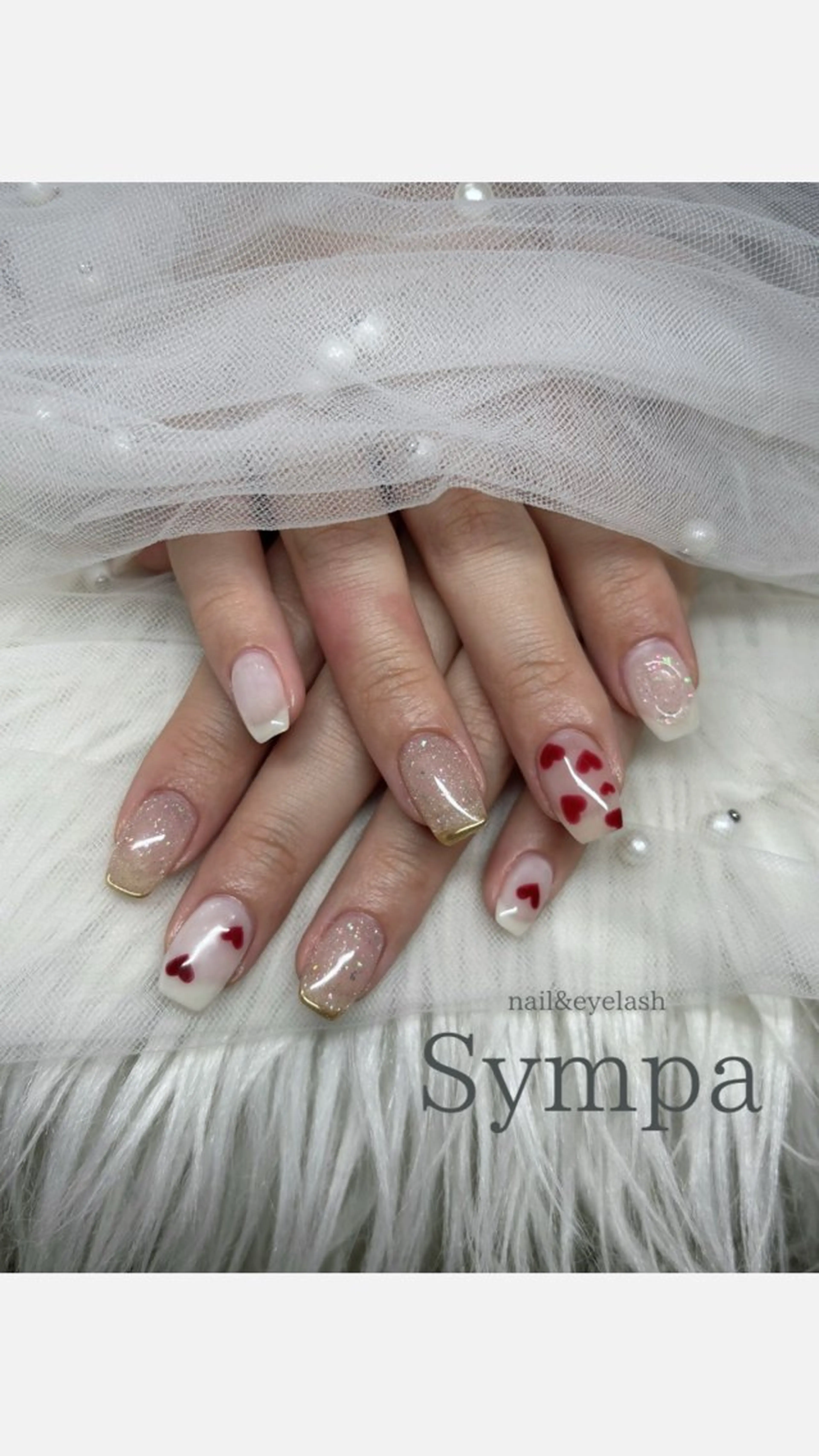 ネイル バレンタイン Sympa🐰 AMiのネイルデザイン