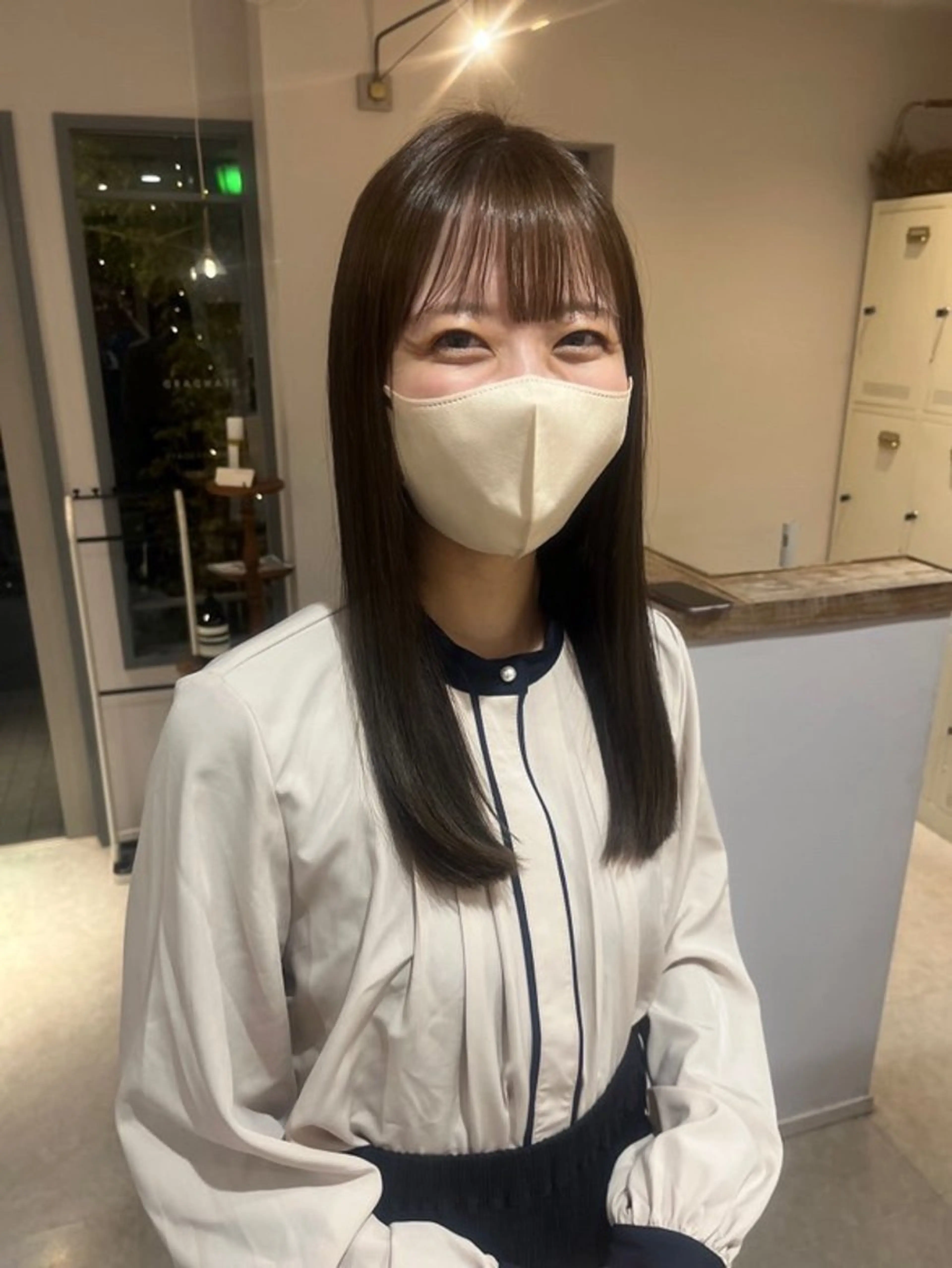 ロング カット ヘアカラー ‎🤍透明感カラー 【仙川】セリナ‎🤍のヘアスタイル