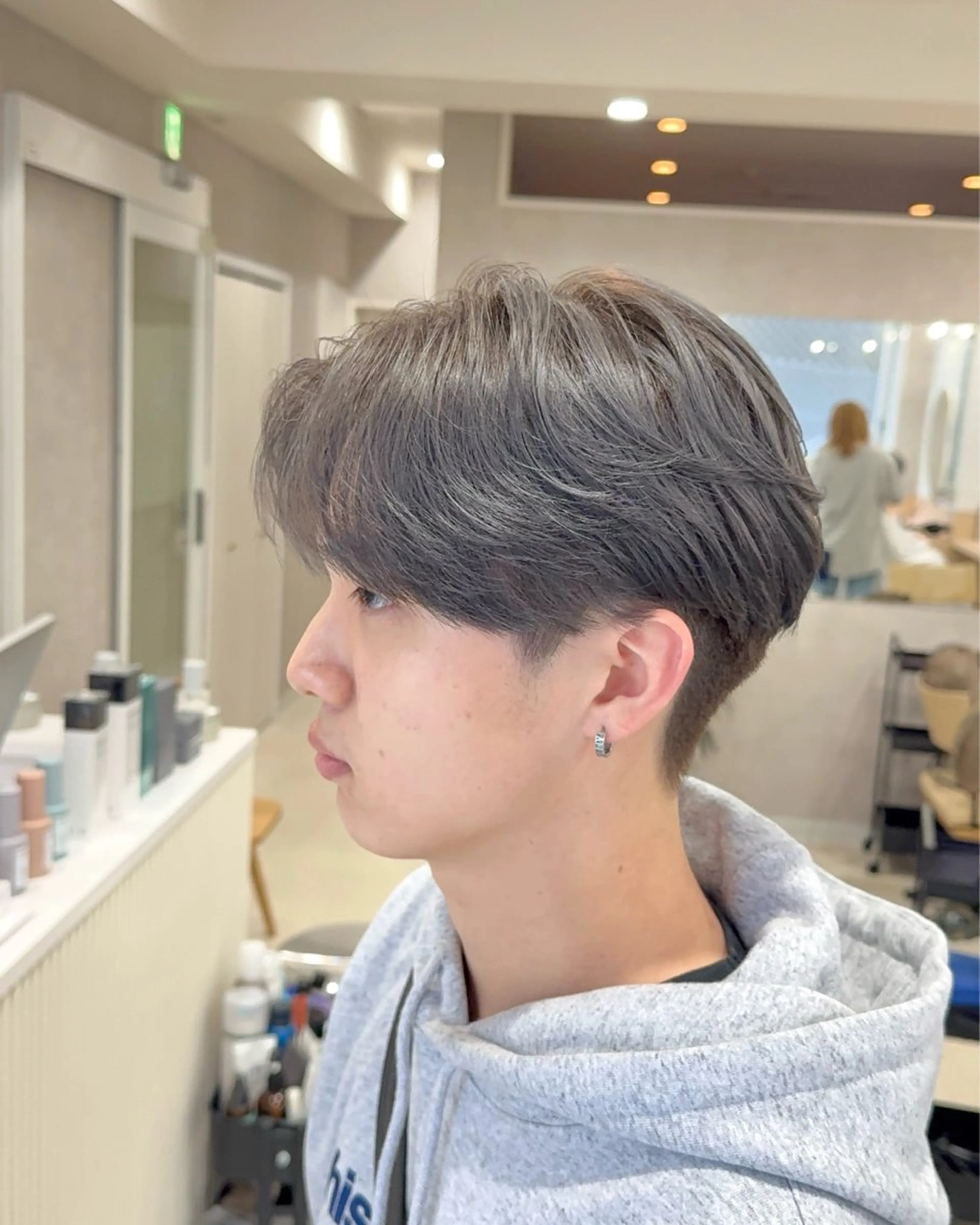 ショート カラー メンズ カット ヘアカラー 【東北メンズヘア1 位受賞🥇】本間祐太のヘアスタイル