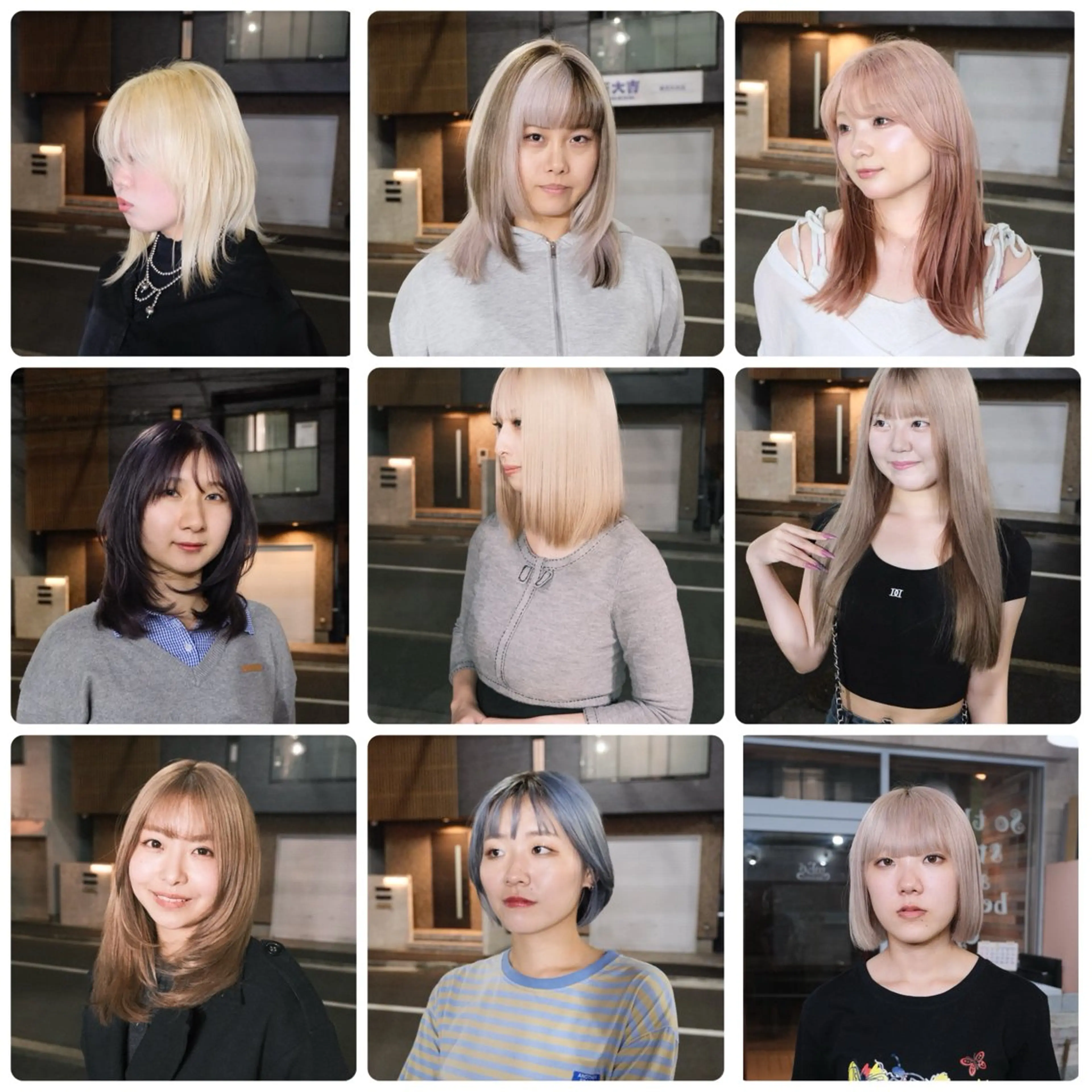 カラー ヘアカラー トリートメント ブロンド/ピンク/ ミルクティー/アトムのヘアスタイル