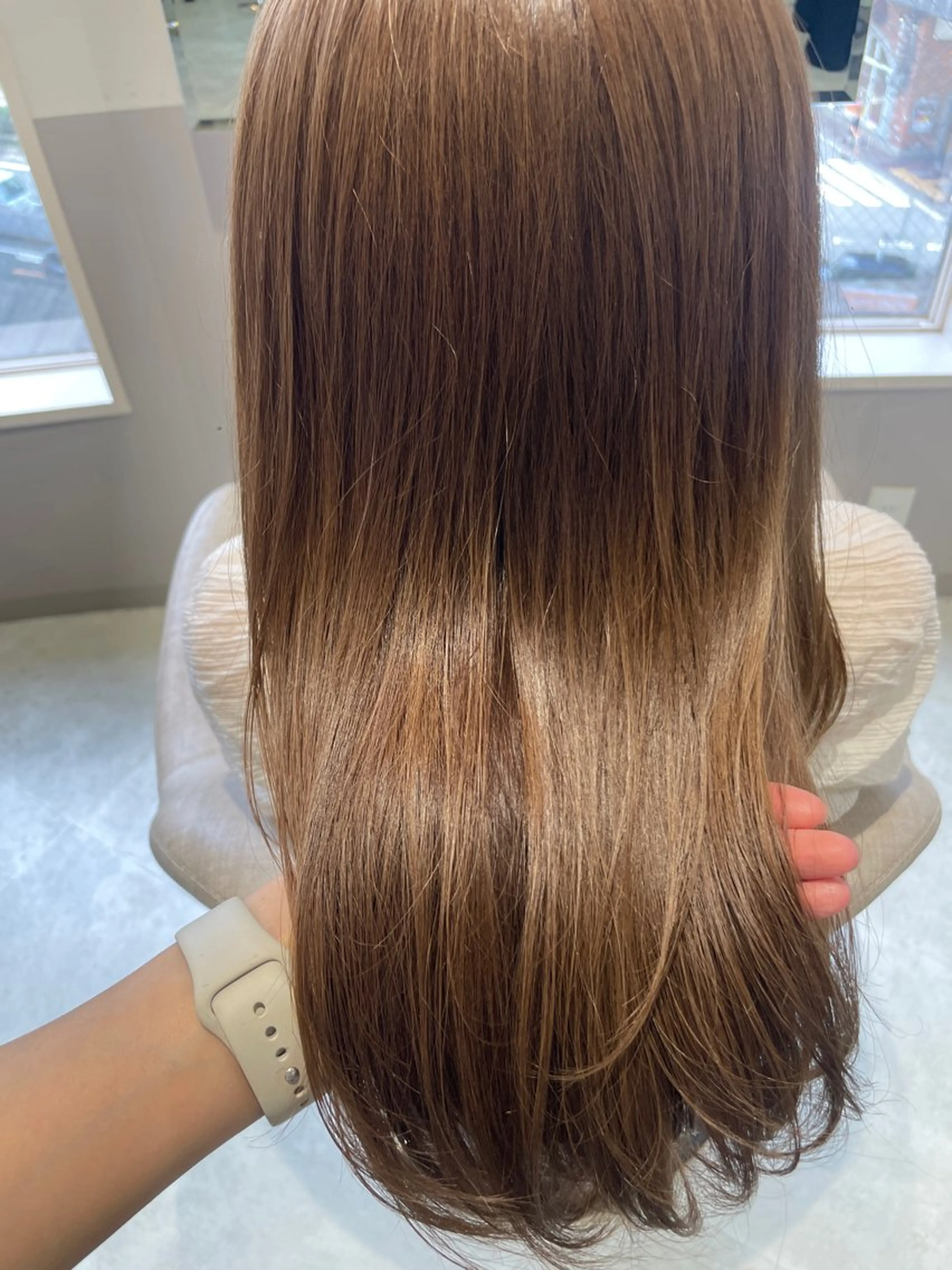 セミロング カラー HARUKA韓国ヘア /Luana梅田のヘアスタイル