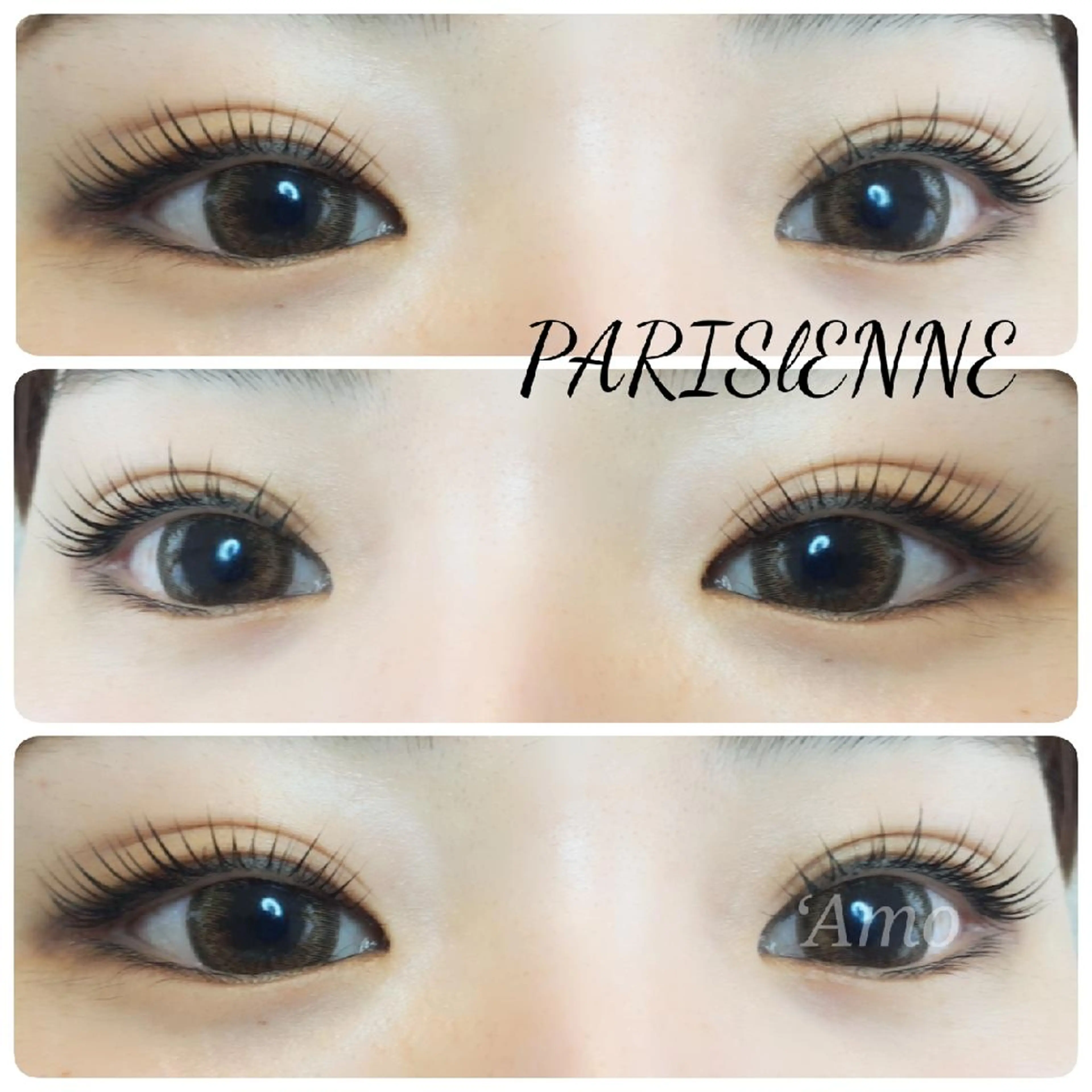 マツエク・マツパ パリジェンヌラッシュリフト ‘Amo アモのマツエク・マツパデザイン