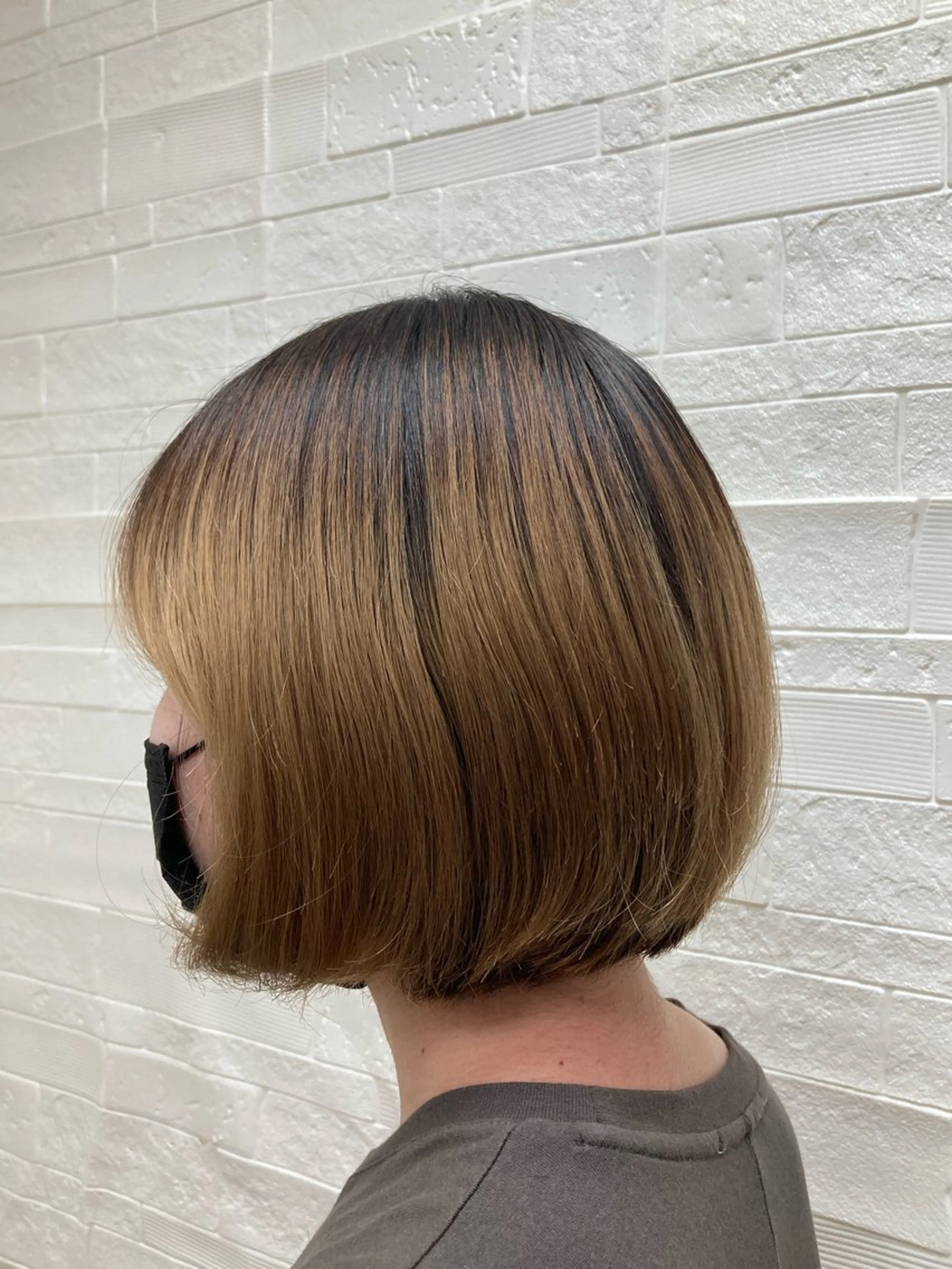 ショート ボブ 縮毛矯正/ /関内/あべももこのヘアスタイル