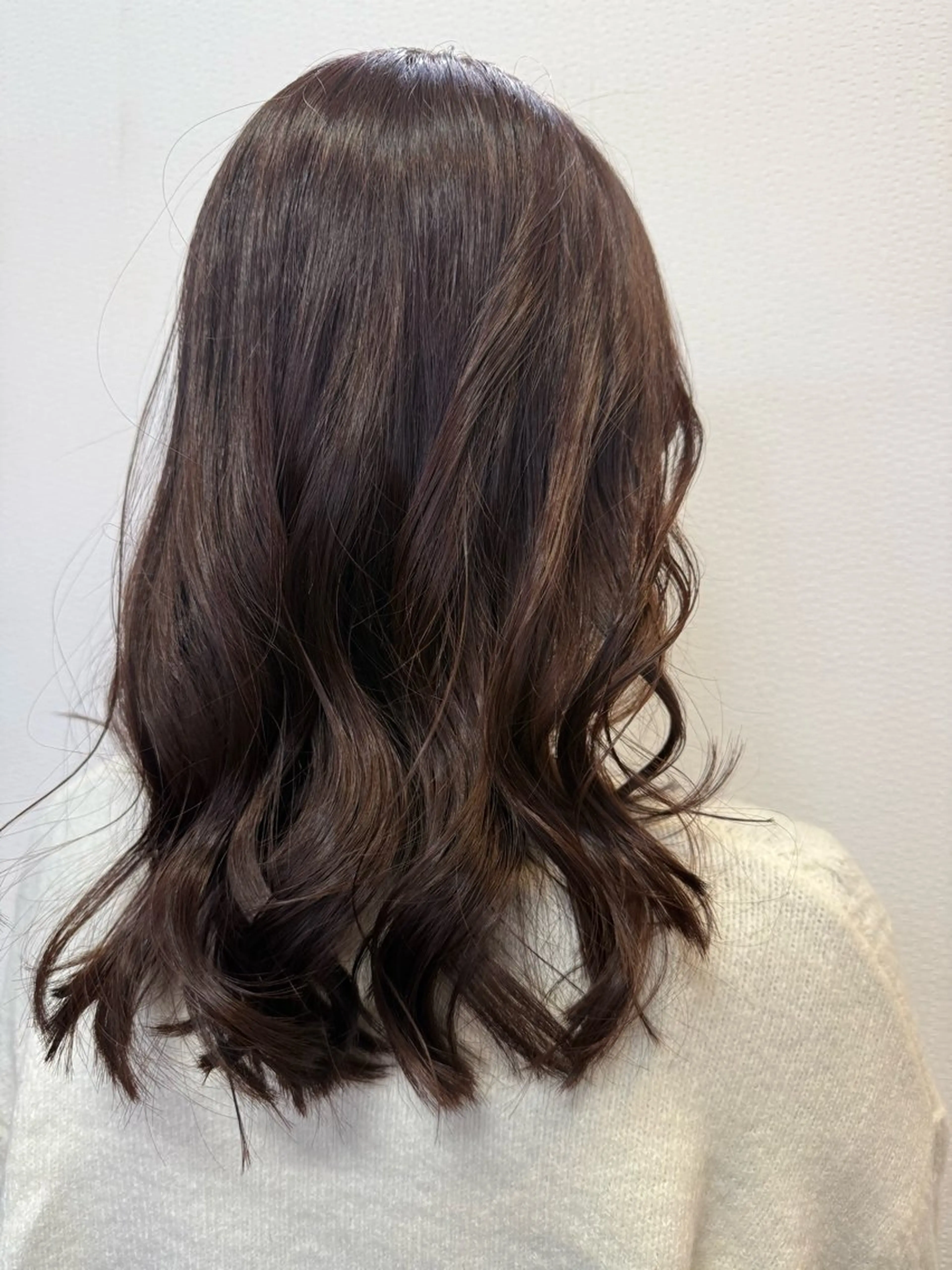 セミロング 艶カラー🕊️ ✴︎Yukari✴︎のヘアスタイル