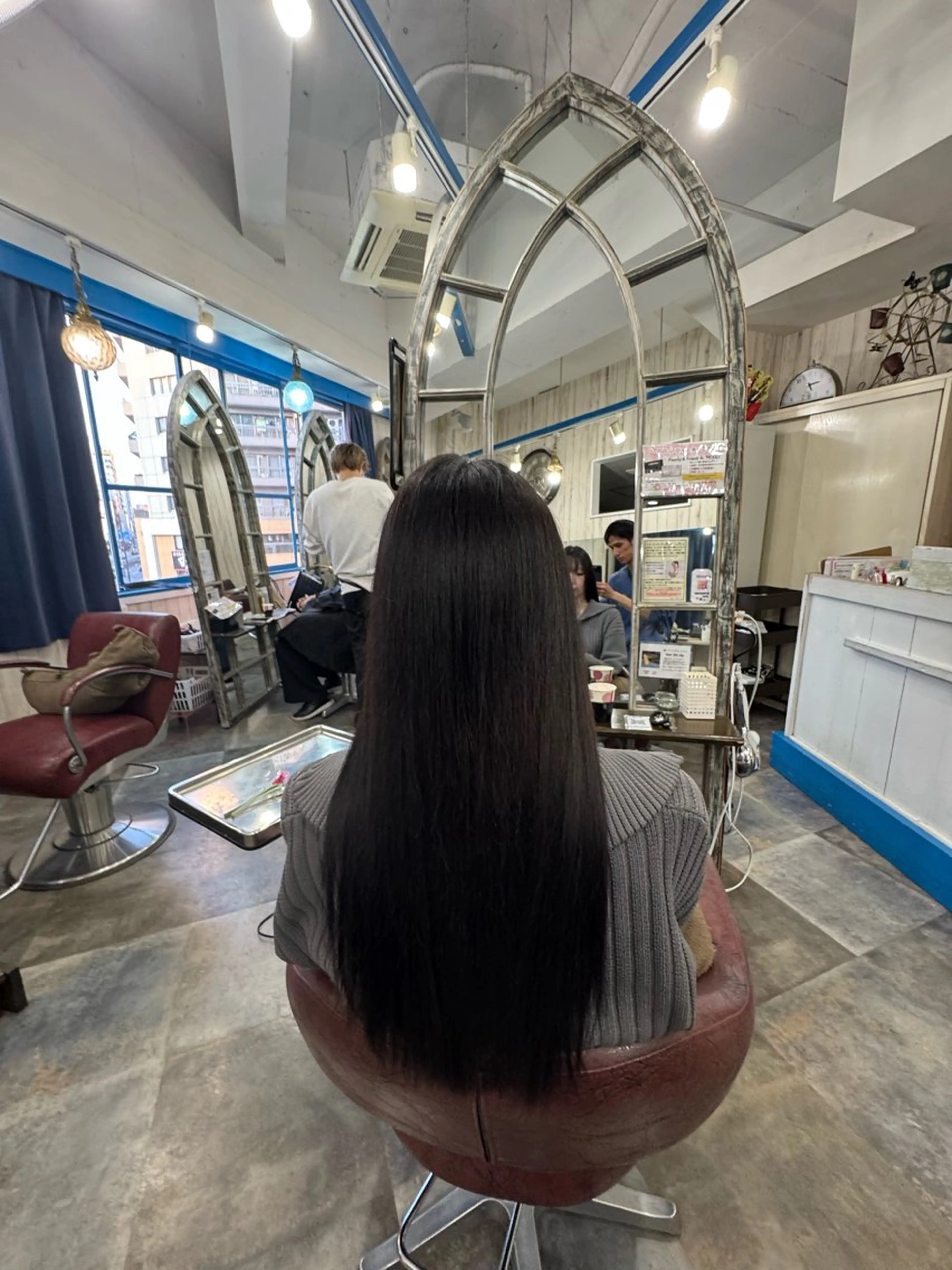 ロング 野原 郁人のヘアスタイル