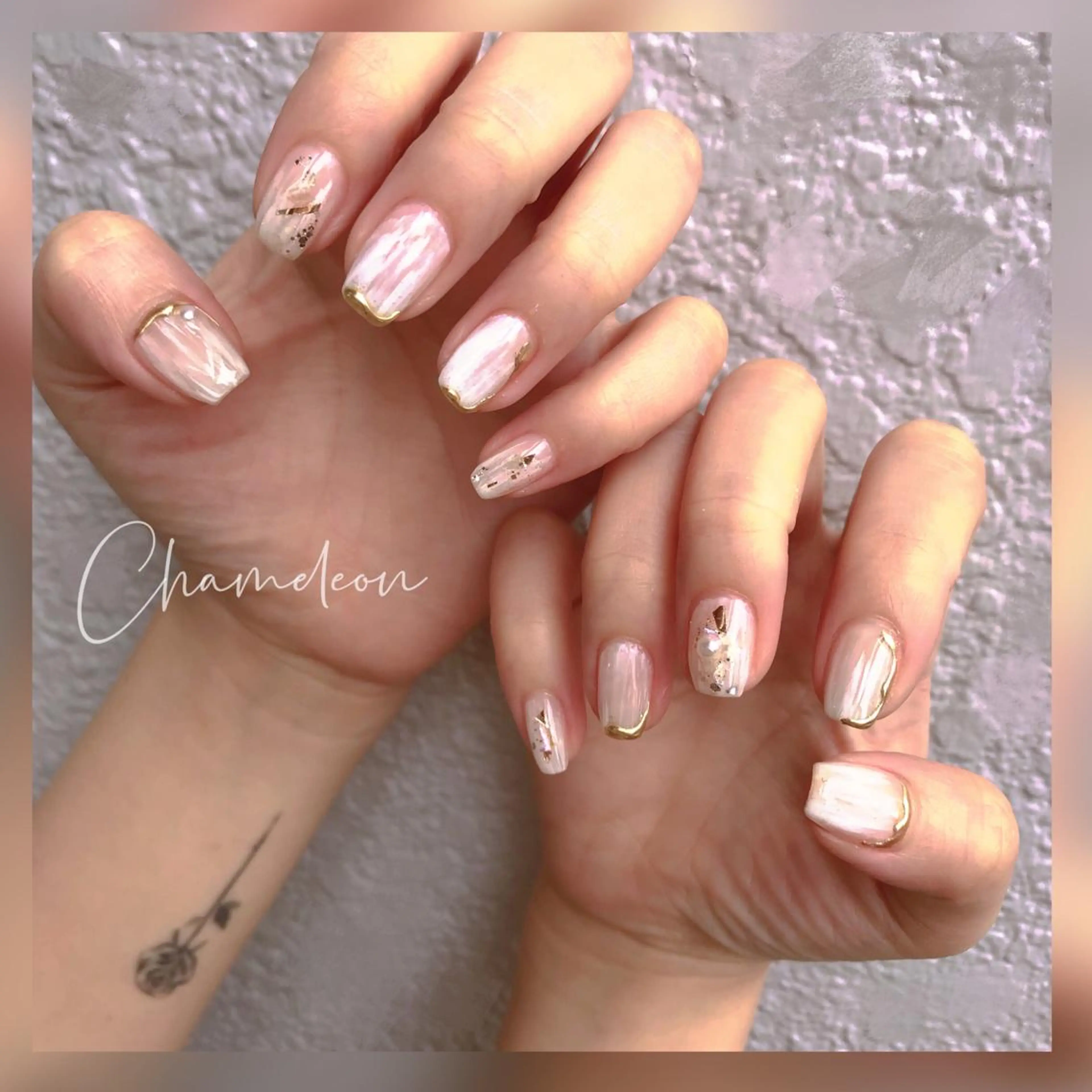 ネイル ハンドネイル 《カメレオン》 西田美輝のヘアスタイル