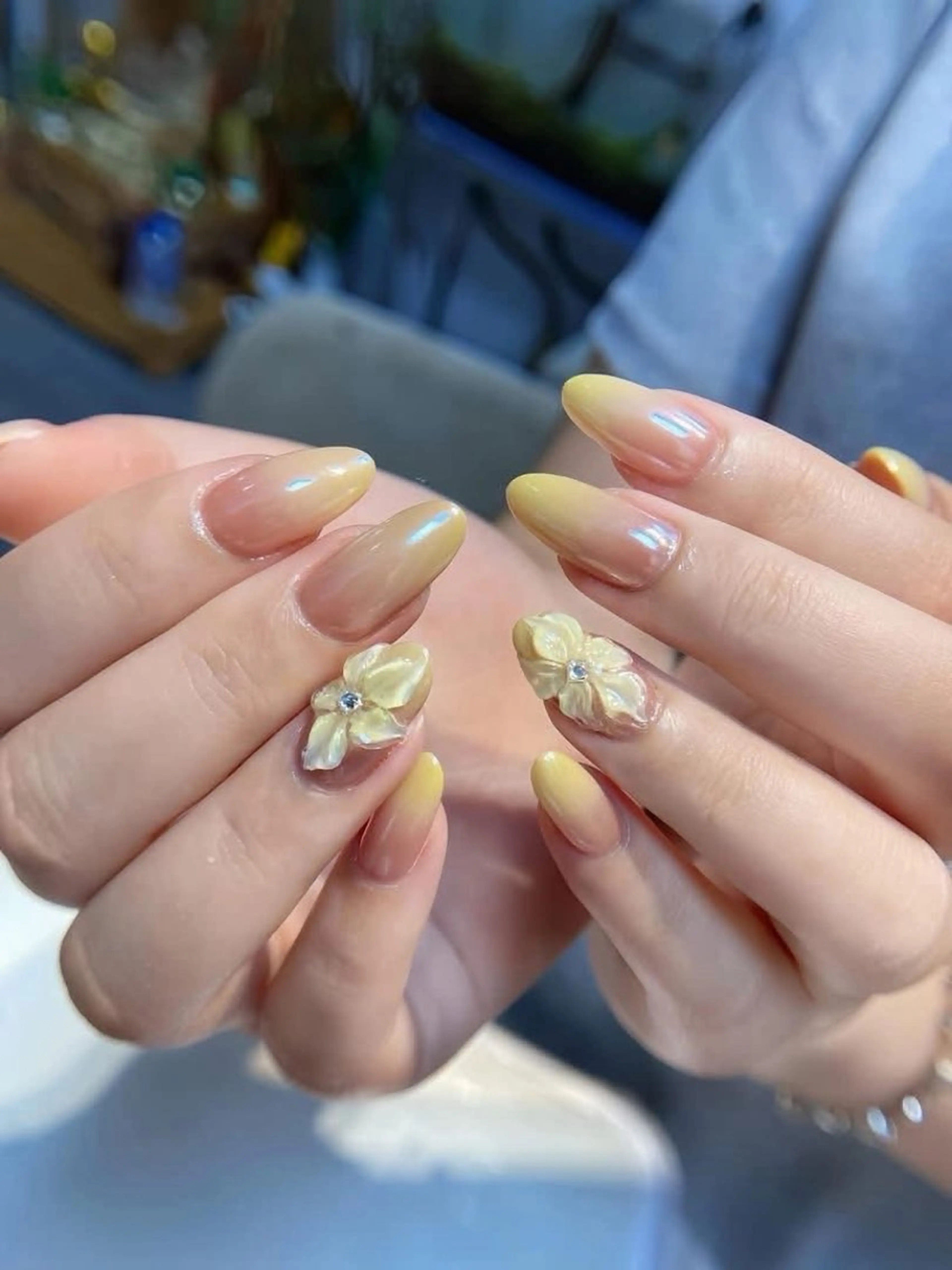 ネイル チークネイル フットネイル フレンチネイル グラデーション 韓国ネイル ハンドネイル YUKI NAILのネイルデザイン