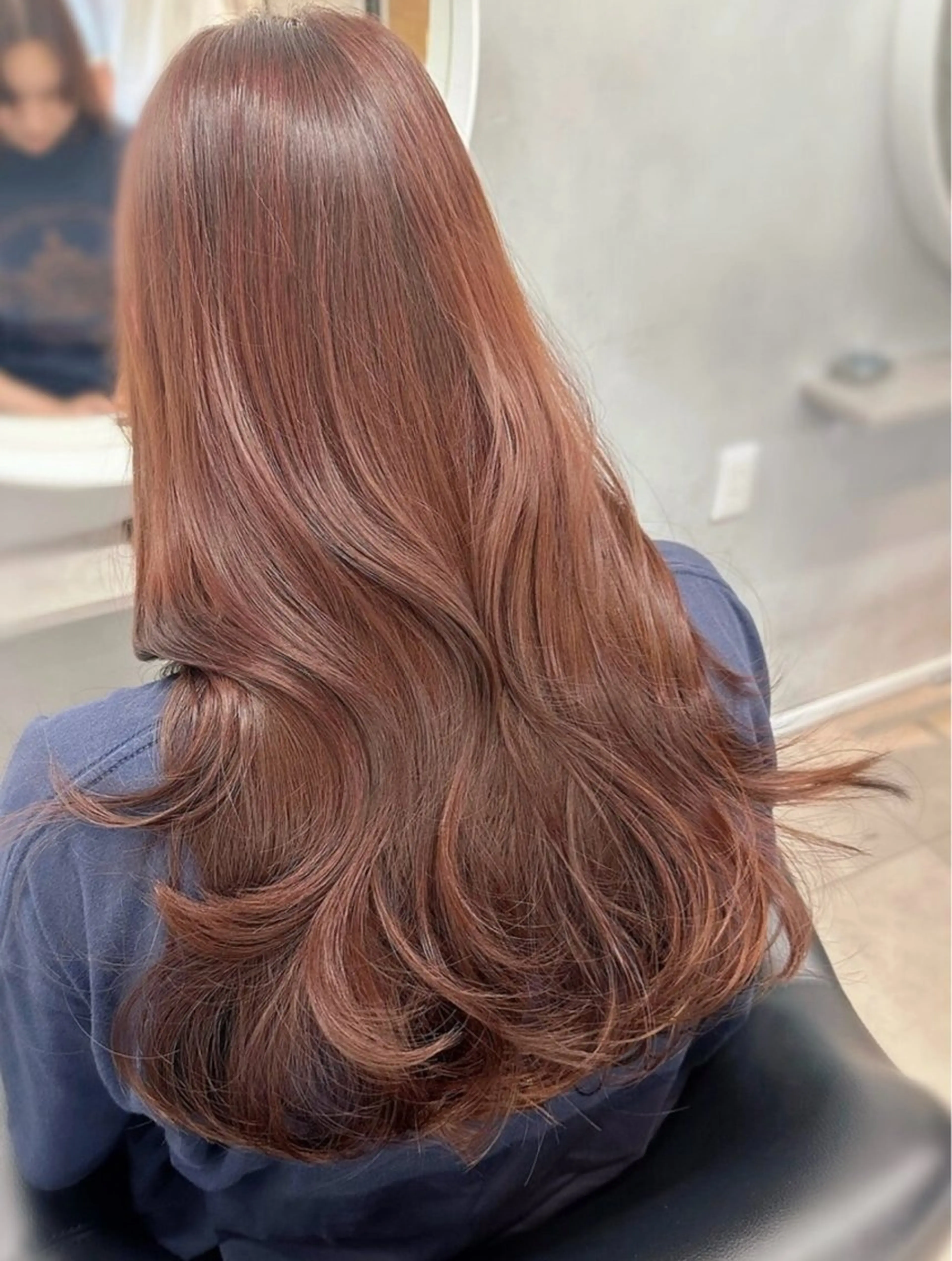 ロング カラー ヘアカラー トリートメント 髪質改善 /韓国ヘア hinata🎀🤍のヘアスタイル