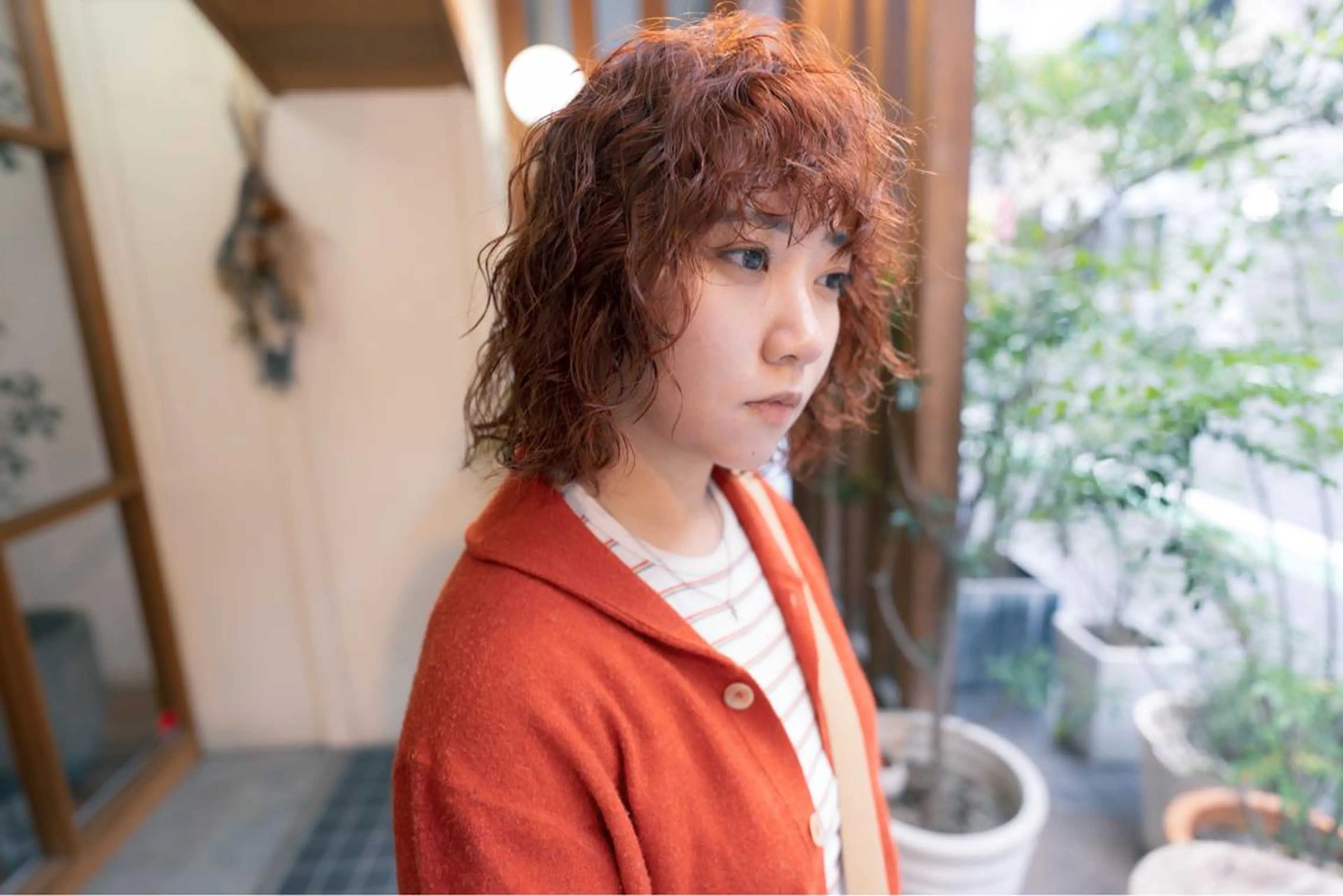 ミディアム パーマ Genta @gegege75のヘアスタイル