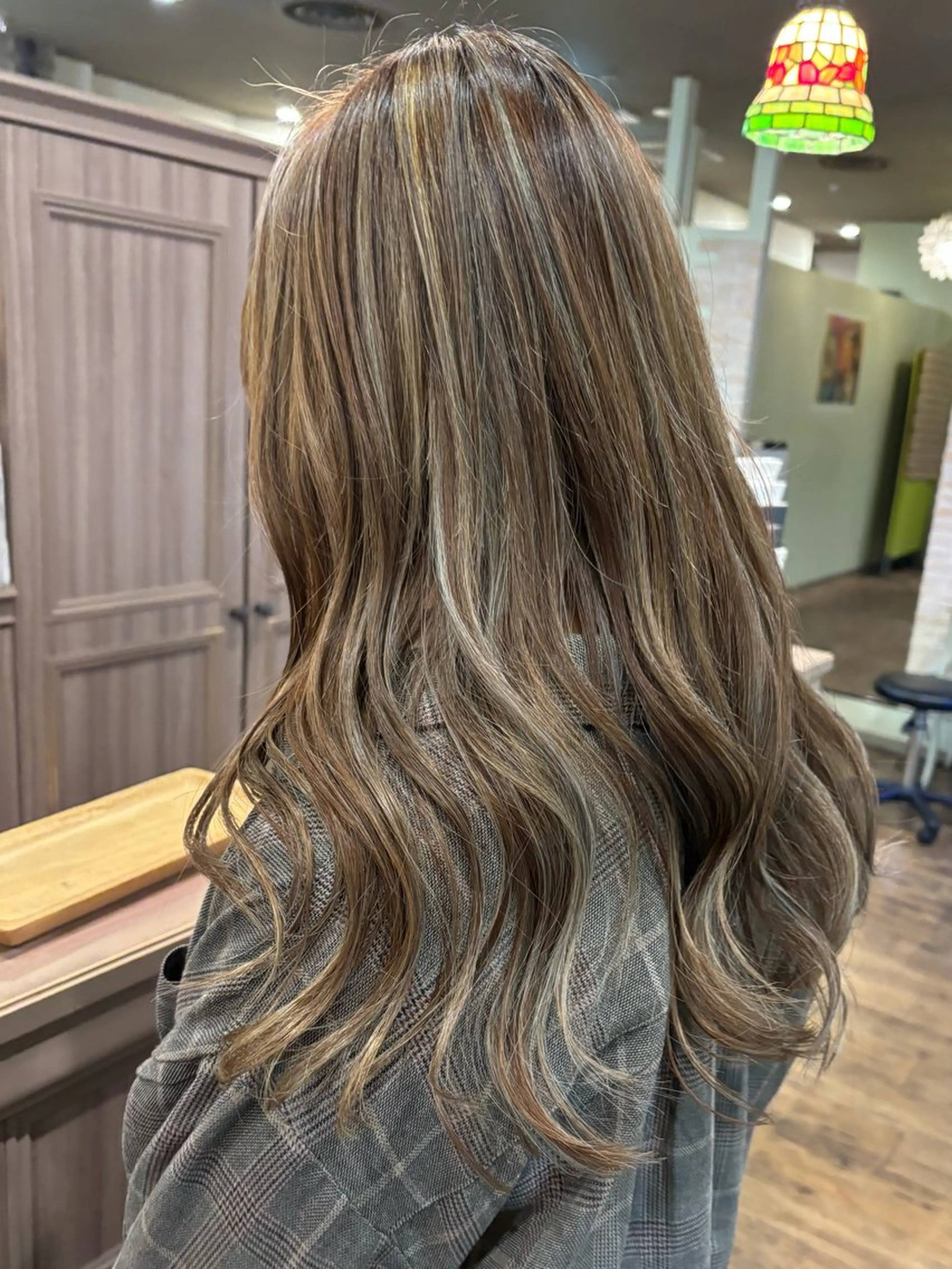 ロング カラー 門原 理子のヘアスタイル