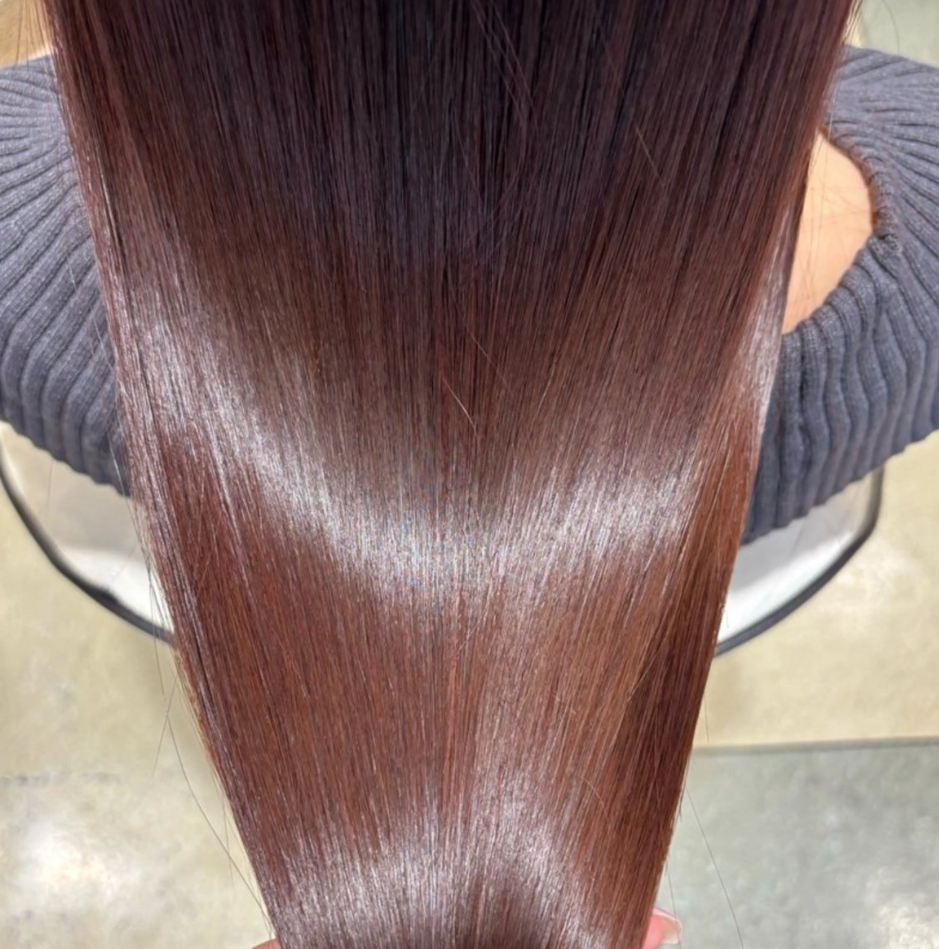 ロング カラー 透明感カラー/ くびれヘア/ユウユのヘアスタイル