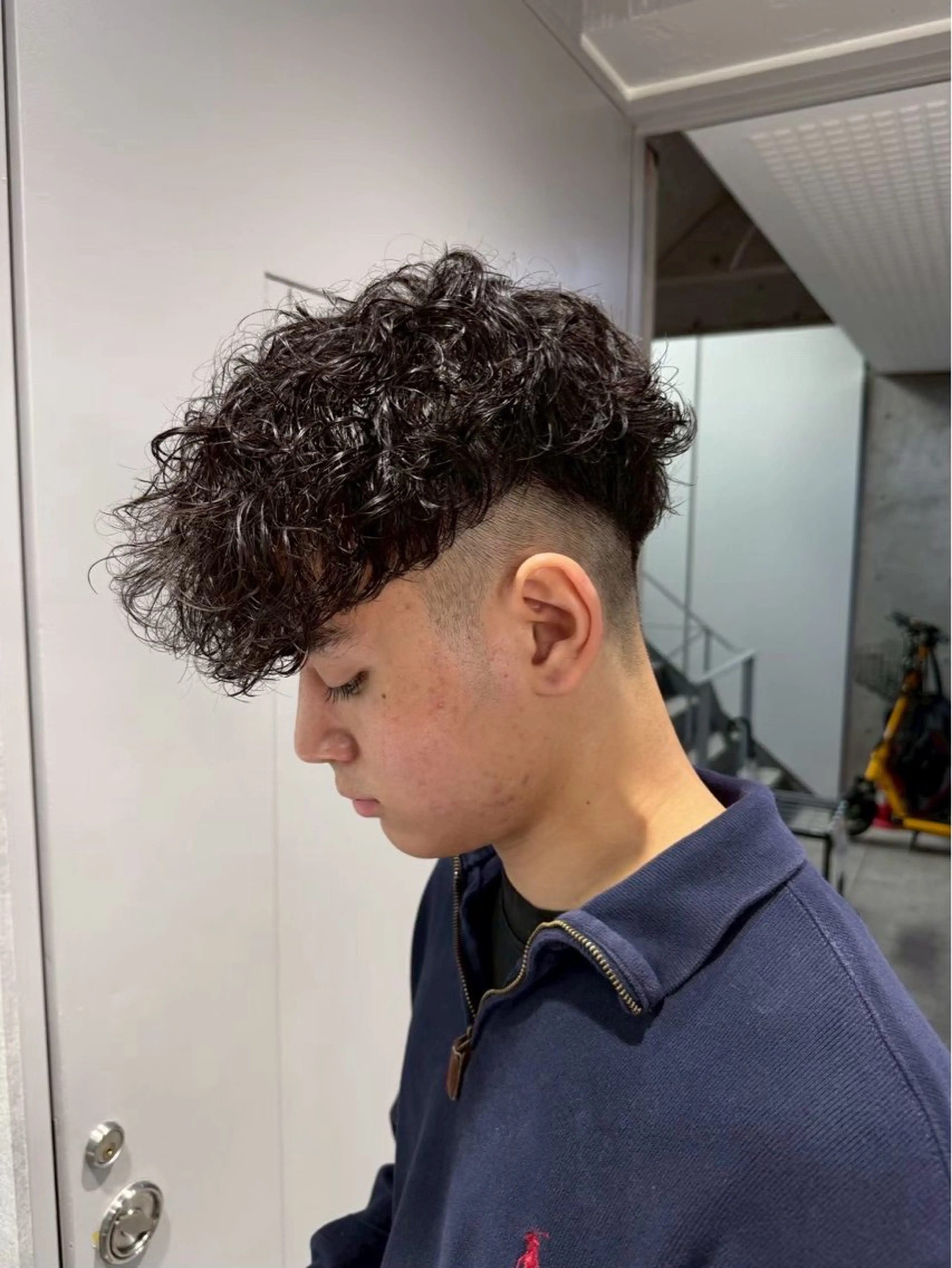 ショート メンズ メンズパーマ トリートメント 🔥ニュアンス フェザー小林海斗🔥のヘアスタイル