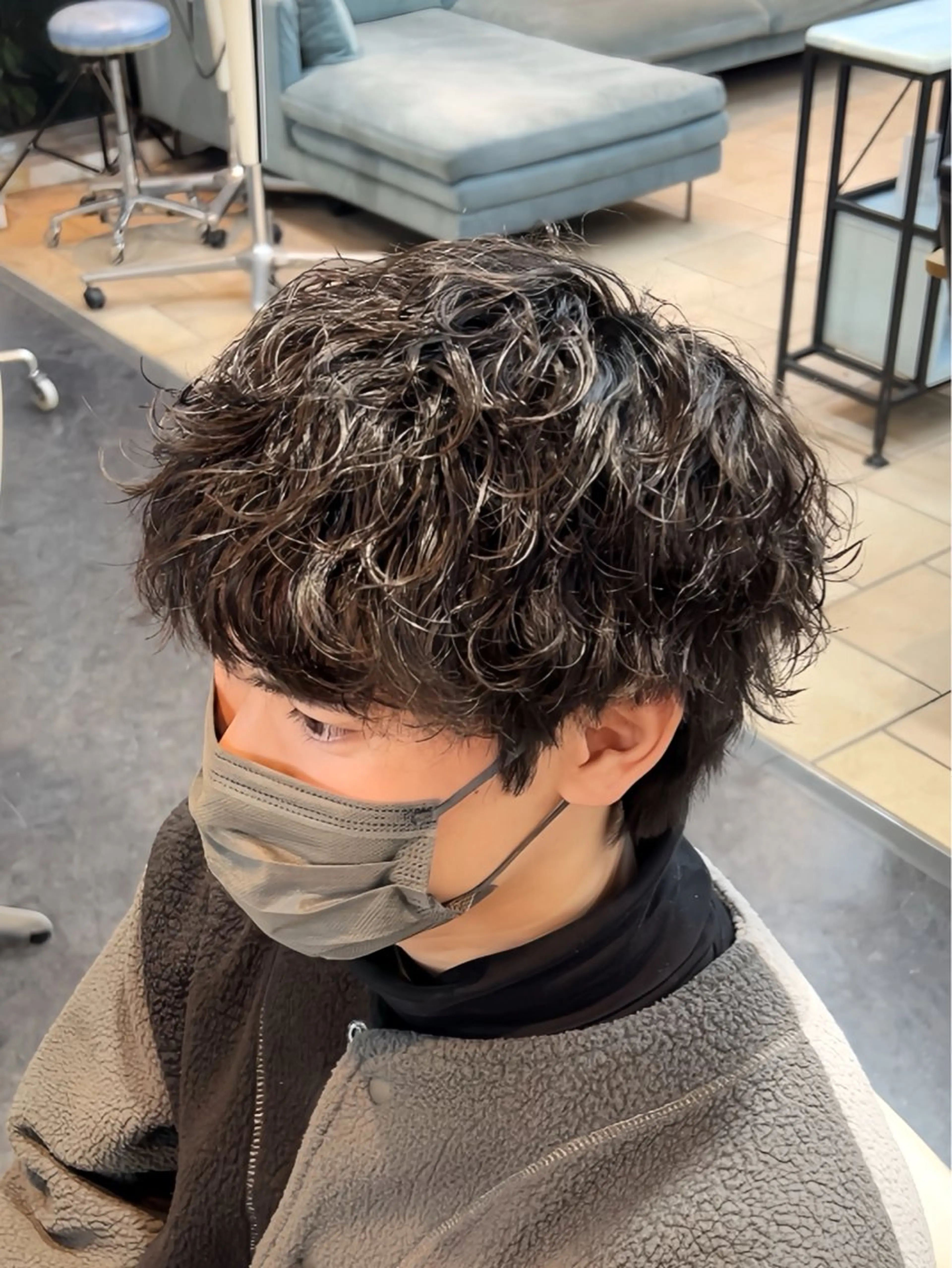 パーマ メンズ メンズパーマ シャドーパーマ メンズ特化/パーマ 縮毛矯正/AYAのヘアスタイル