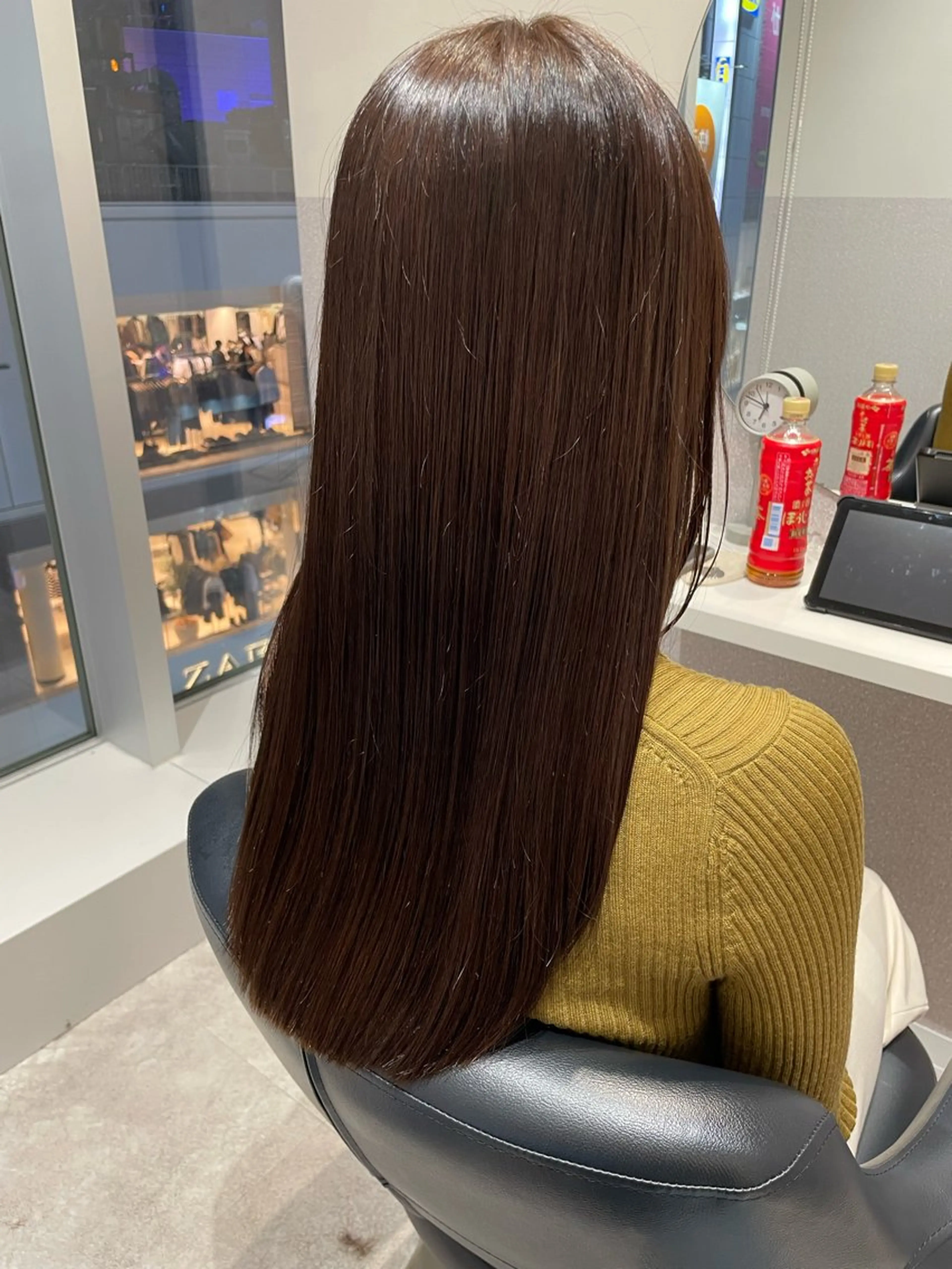 ロング カラー アクアカラー ベージュカラー オリーブベージュ トリートメント カット ヘアカラー トリートメント 女性リピ90%🍨 🩷佐藤みずきのヘアスタイル