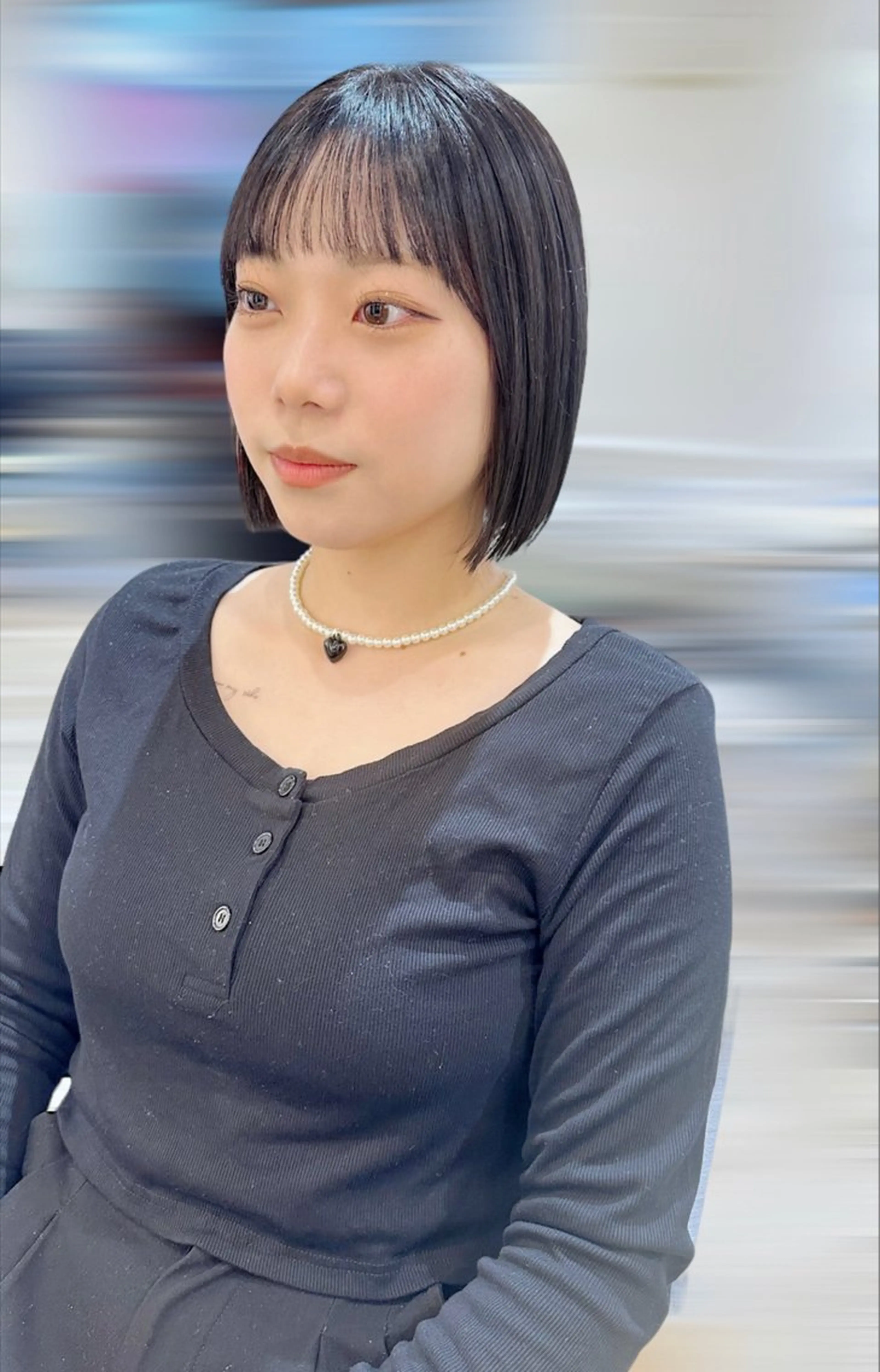 ショート カラー カット ヘアカラー 小顔レイヤー/ ベージュ🤍Rieのヘアスタイル