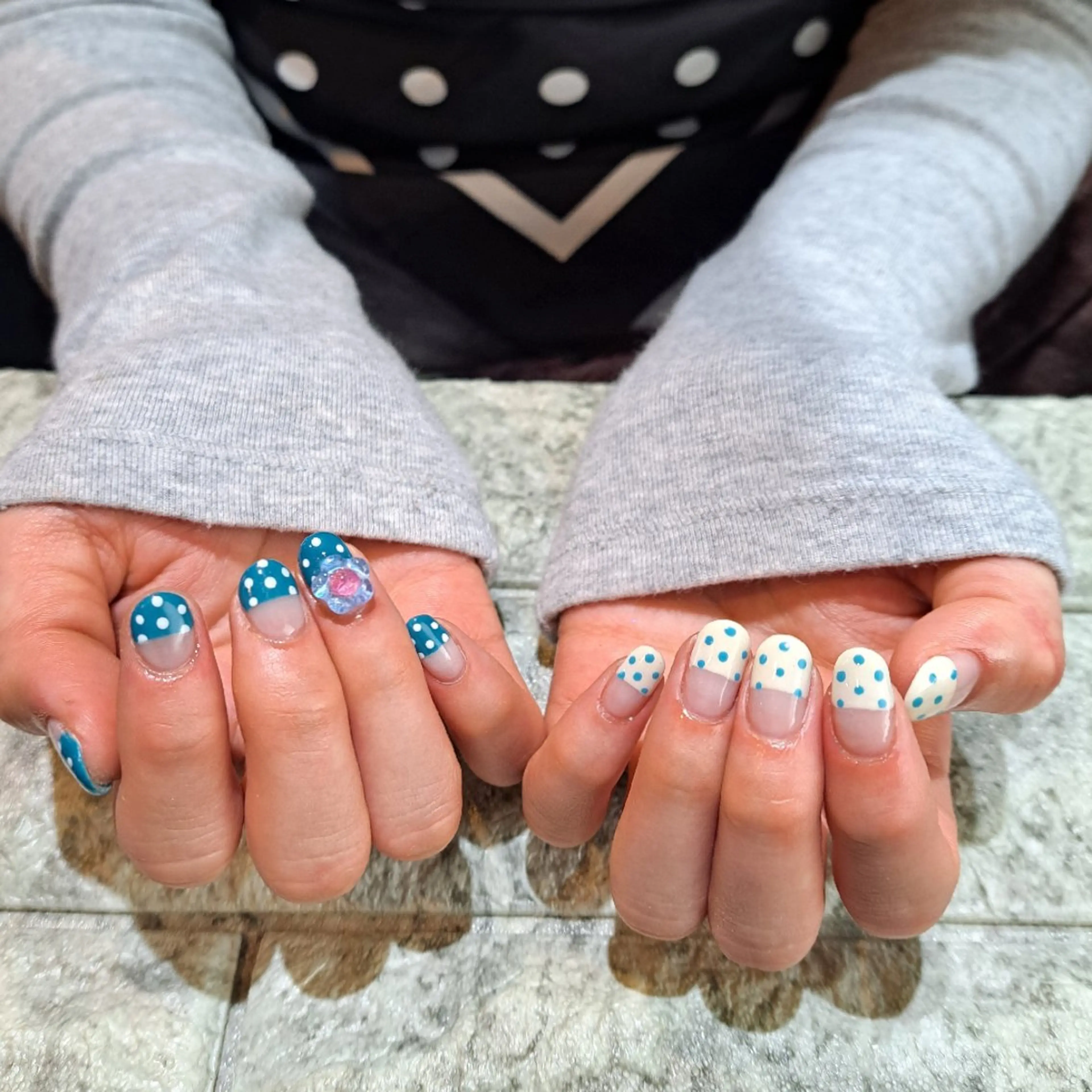 ネイル ドット ハンドネイル RounGe町田店 🧸大谷のネイルデザイン