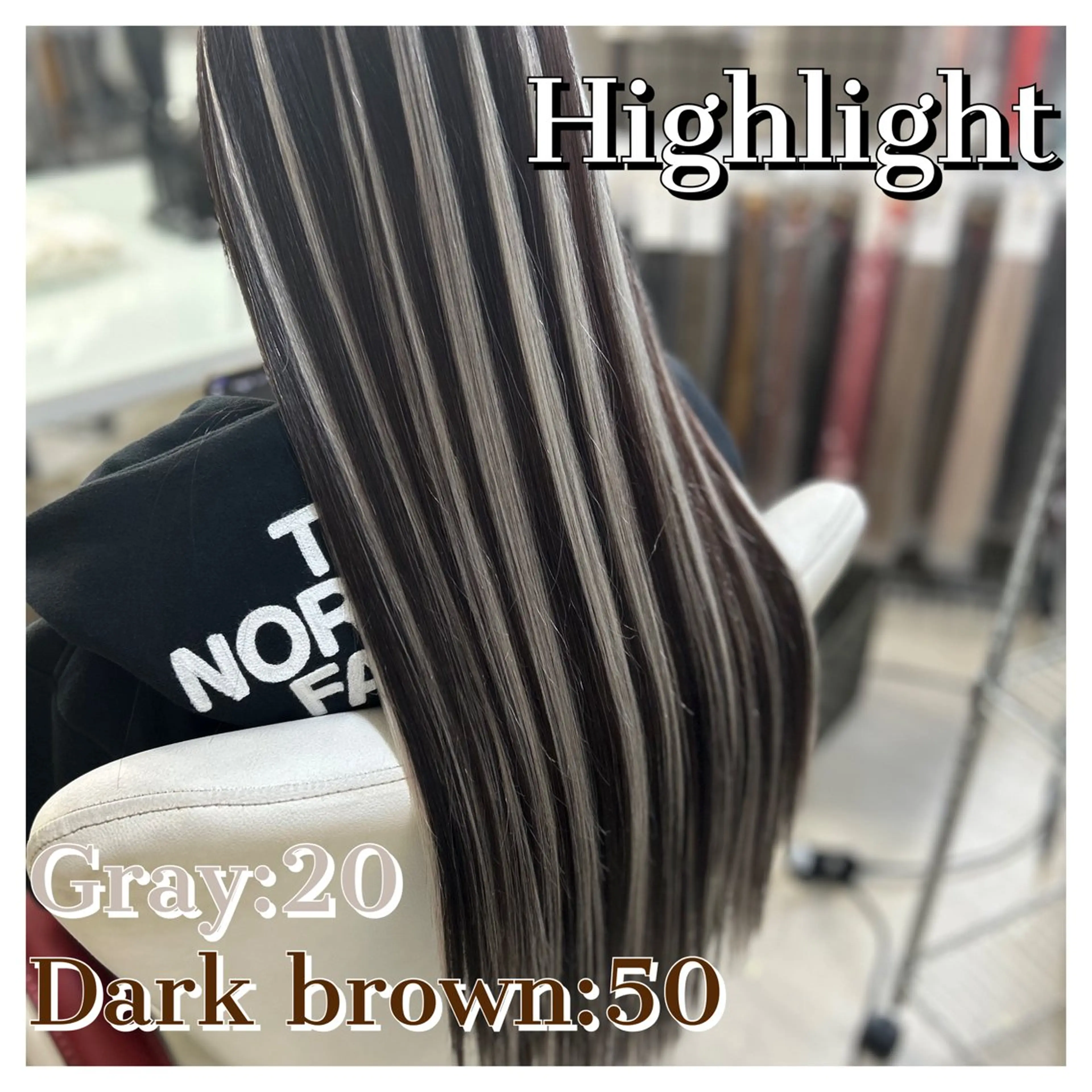 ロング ハイライト エクステ 🫧ドレスアップ 南草津店🫧のヘアスタイル