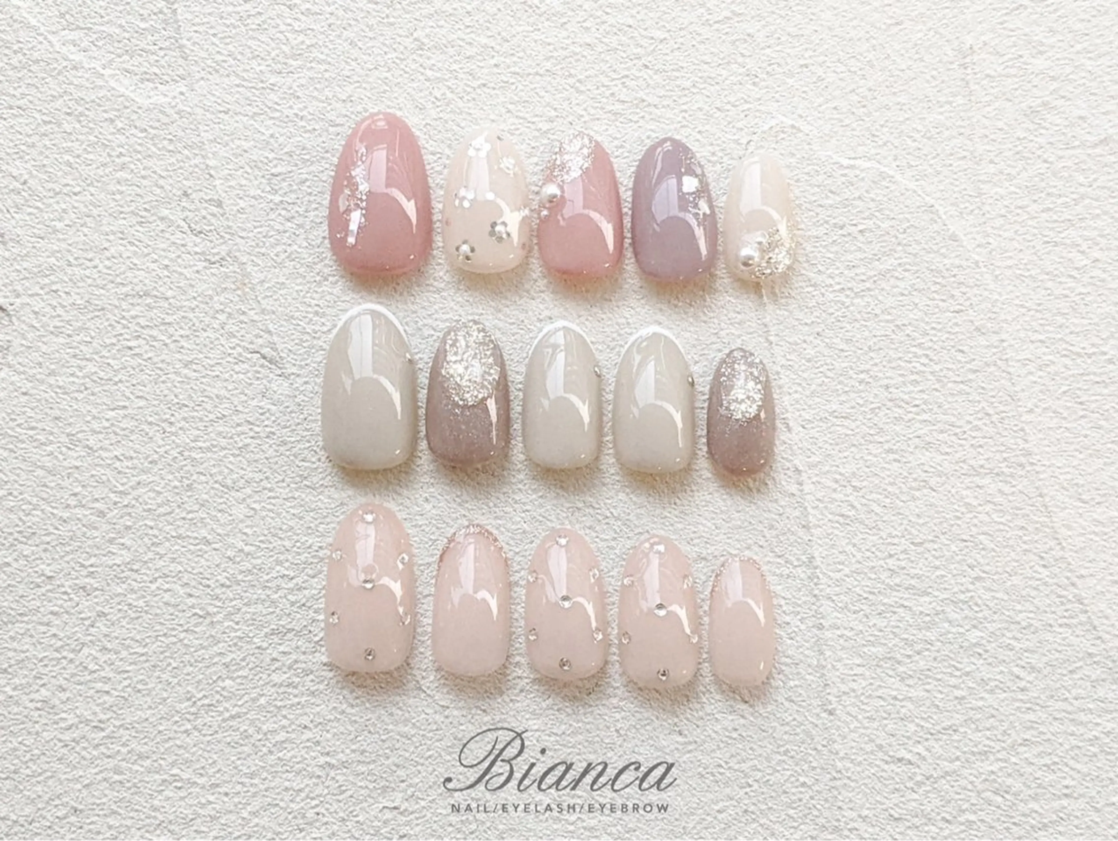 ネイル ハンドネイル Bianca 武蔵小金井　ほしののネイルデザイン