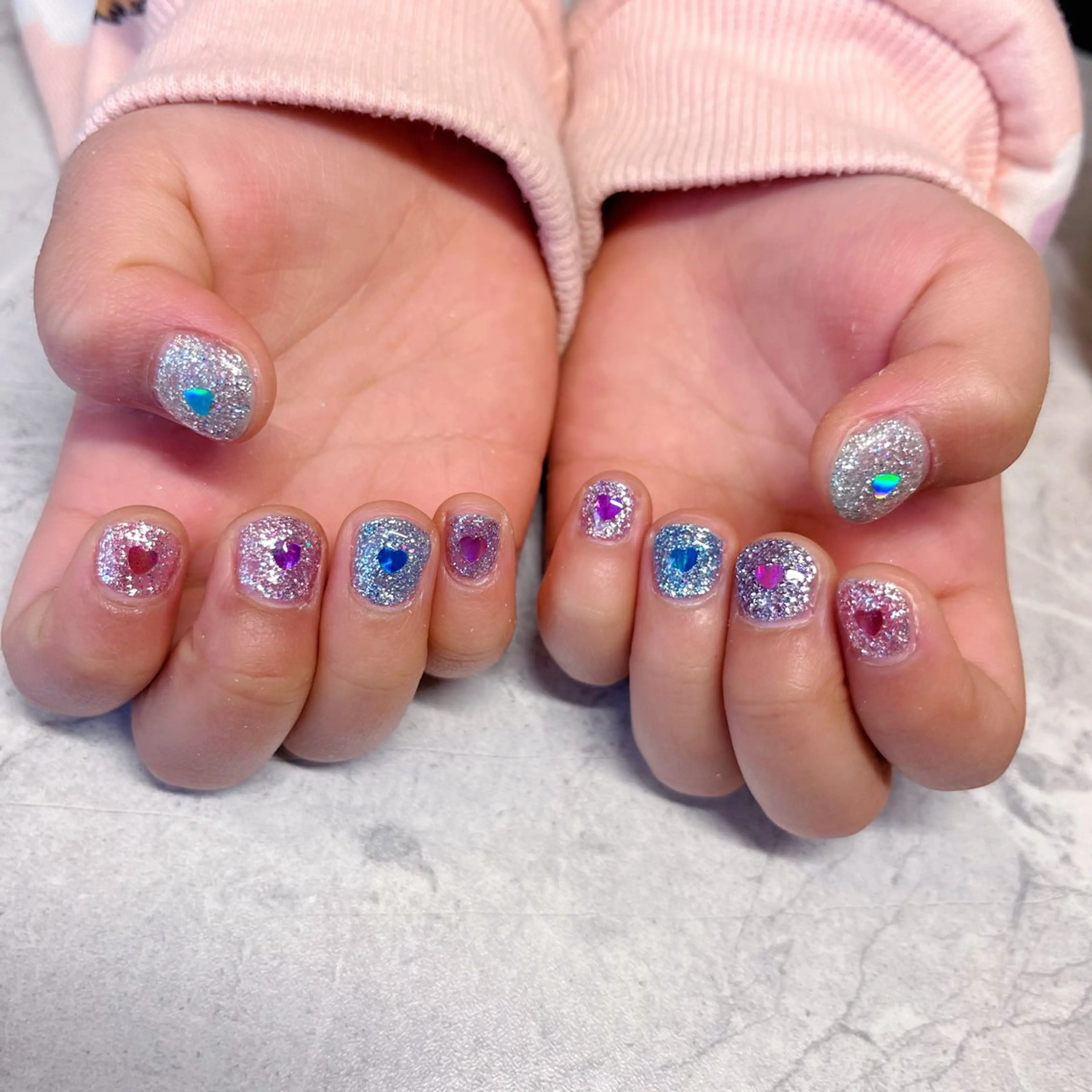 キッズネイル💅デザイン自由 ¥5000の写真