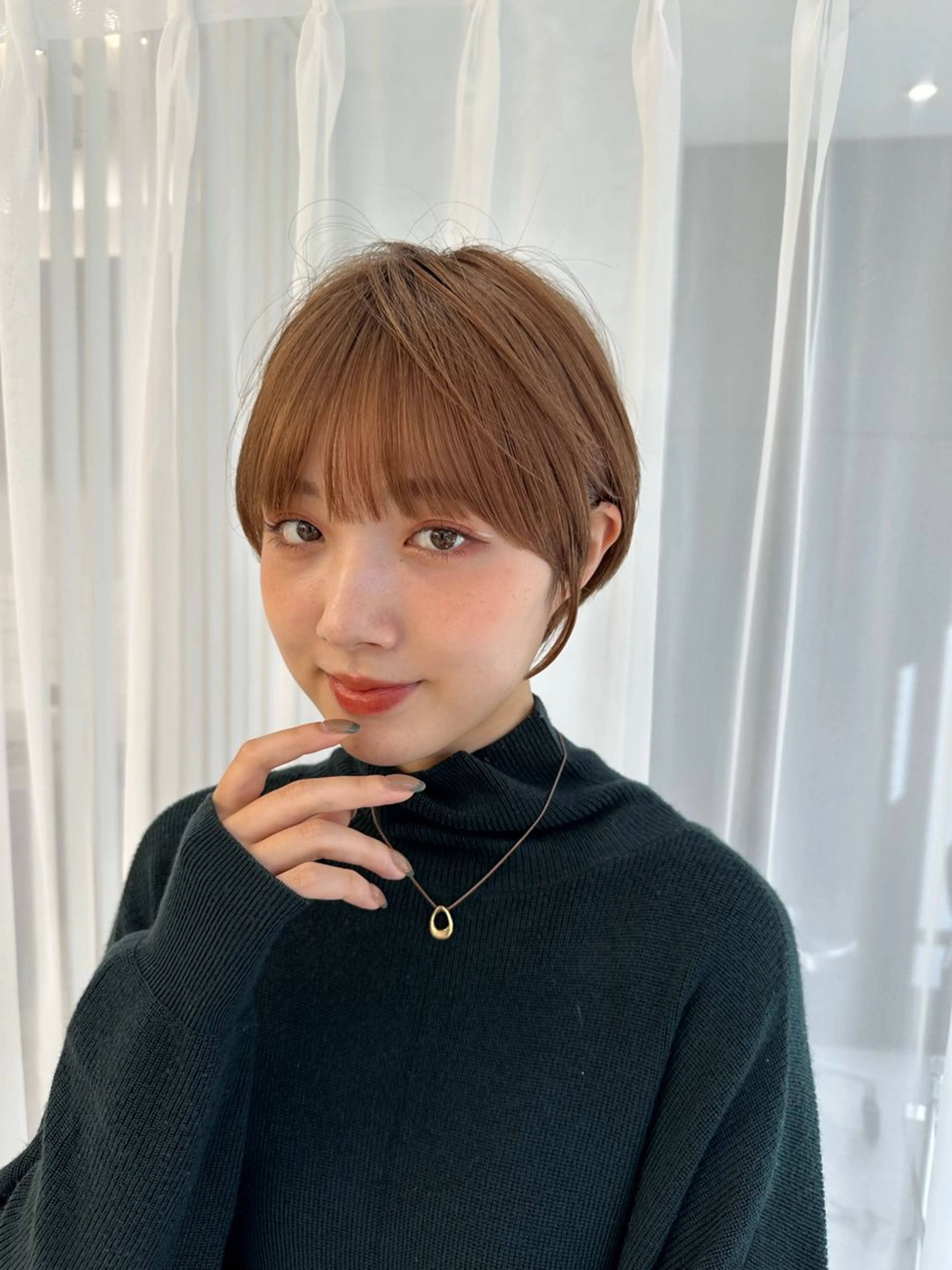 ショート 前髪顔まわりカット 🌈中村海聖のヘアスタイル