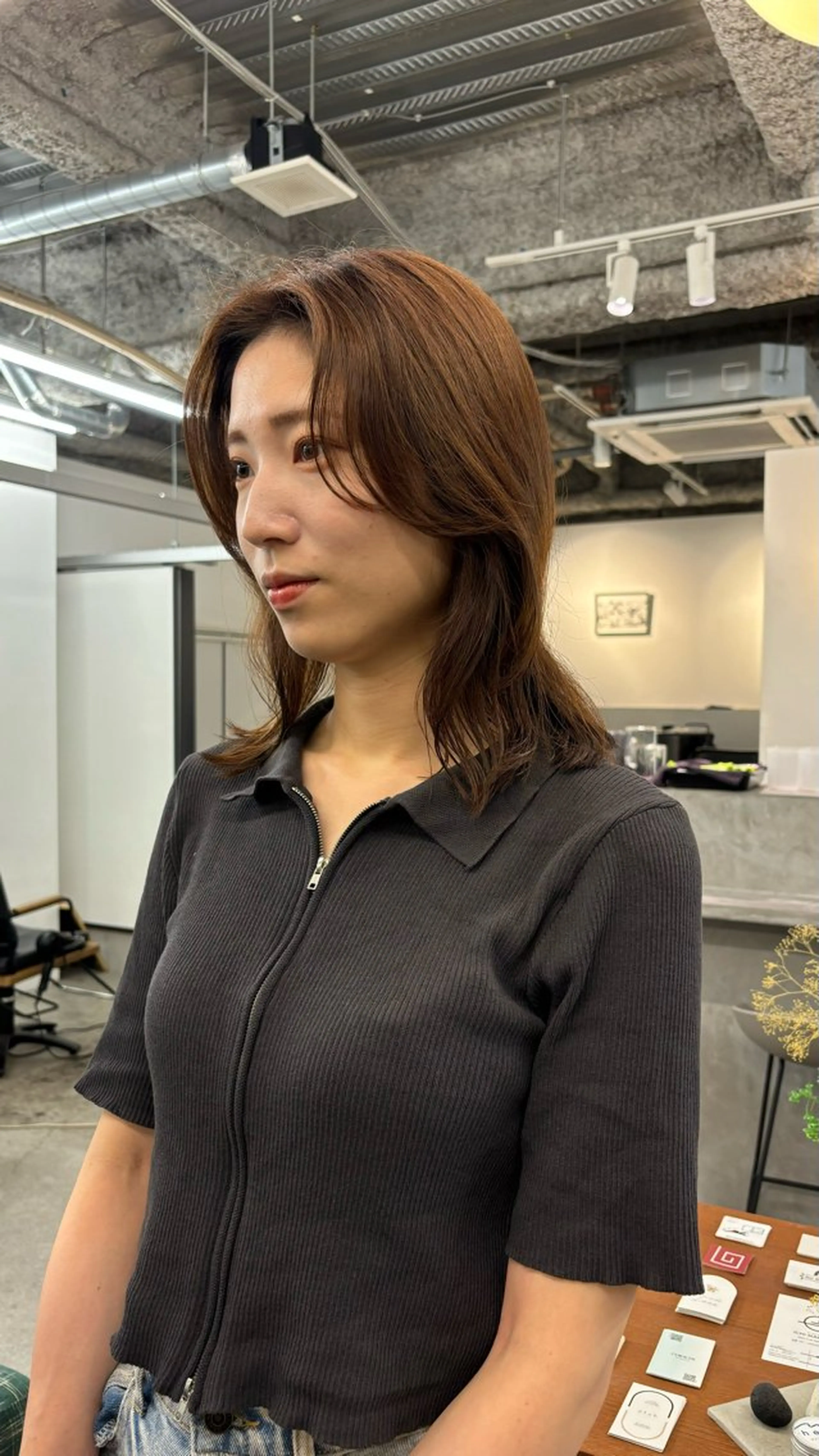 ミディアム Elme所属・激安イージードリル 🔥平口はのんのヘアスタイル