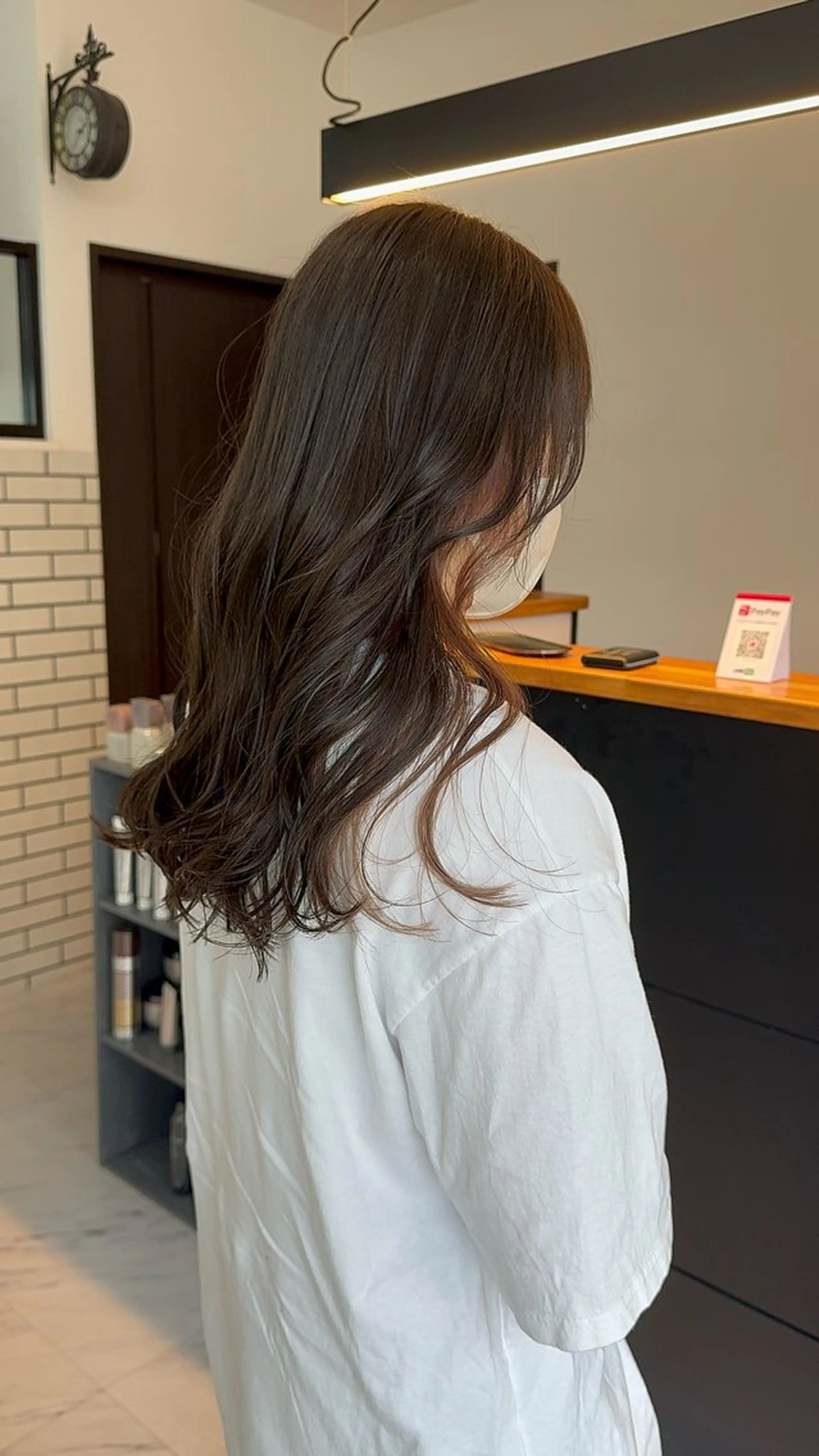 ミディアム カラー dao/ミルクティー /ブラウン/ブロンドのヘアスタイル